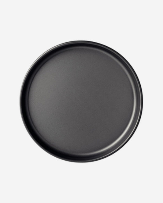 صينية بيتزا من الألومنيوم من ترامونتينا برازيل، مطلية من الداخل والخارج بطبقة ستارفلون ماكس غير لاصقة، لون جرافيت، 30 سم، 1.8 لتر