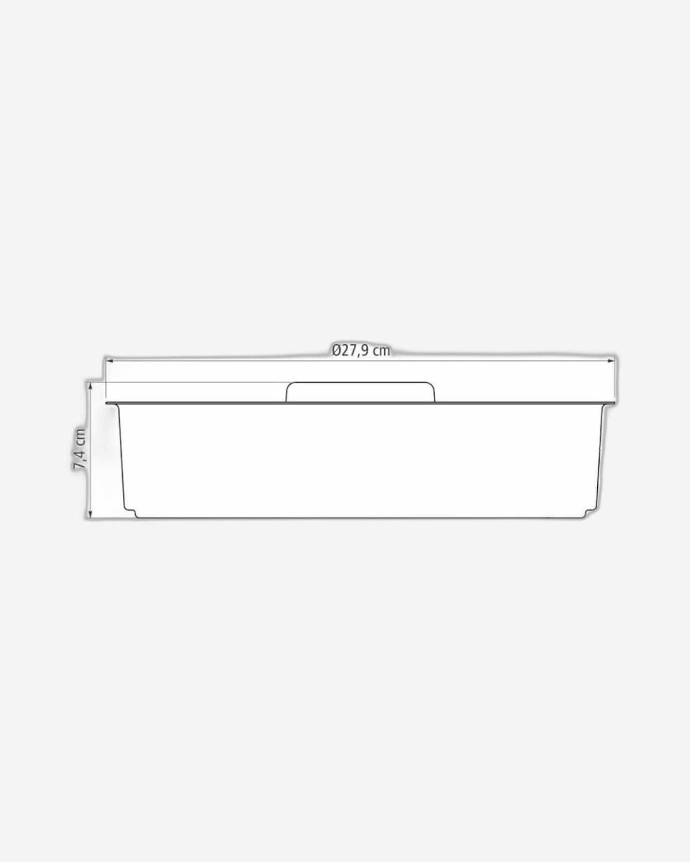 قالب كيك ترامونتينا برازيل من الألومنيوم الجرافيتي مقاس 26 سم مع قاعدة قابلة للإزالة وطلاء ستارفلون ماكس غير لاصق خالٍ من حمض بيرفلورو الأوكتانويك (PFOA)