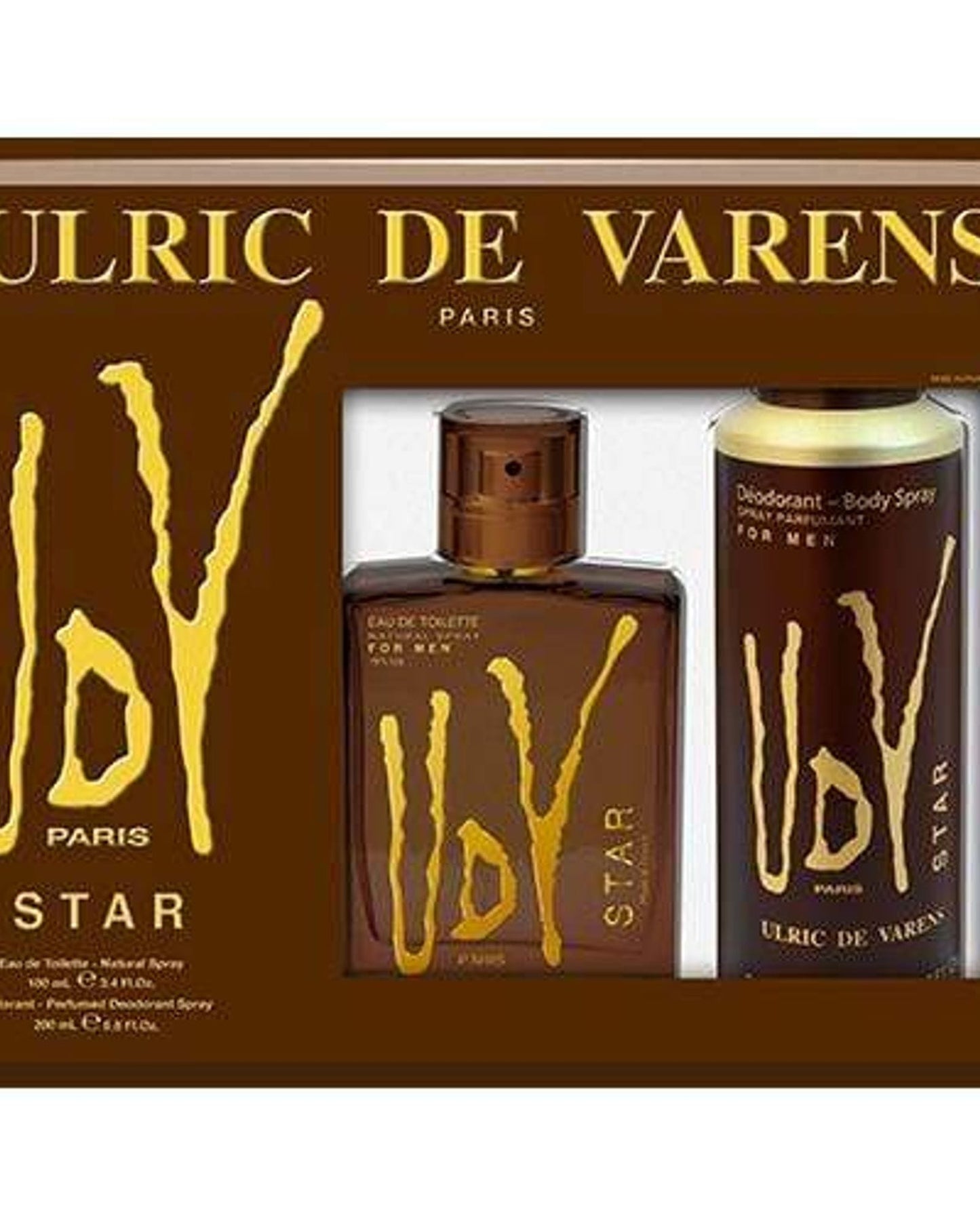 أولريك دي فارنز ستار كوفريت (عطر تواليت 100 مل + مزيل عرق معطر 200 مل)