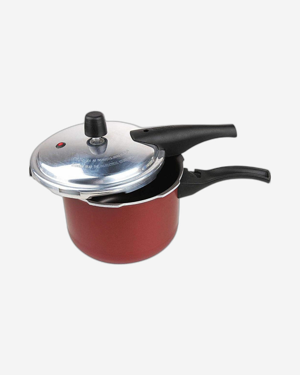 طنجرة ضغط ترامونتينا برازيل فانكوفر 20 سم 4.5 لتر من الألومنيوم الأزرق سهلة التنظيف من الداخل والخارج، طلاء ستارفلون ماكس غير لاصق خالٍ من حمض بيرفلورو الأوكتانويك (PFOA)