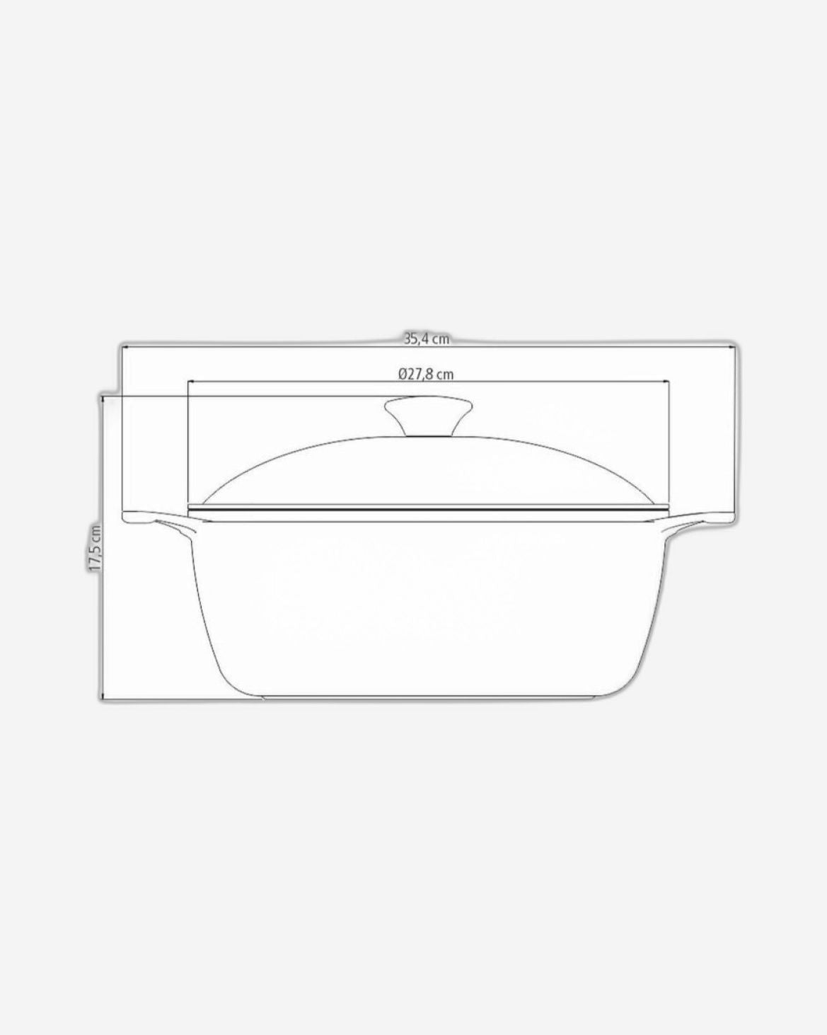 ترامونتينا برازيل ليون 26 سم 4.6 لتر طاجن ألومنيوم أحمر مطروق مع طلاء داخلي عالي الأداء غير لاصق خالٍ من مادة PFOA من ستارفلون