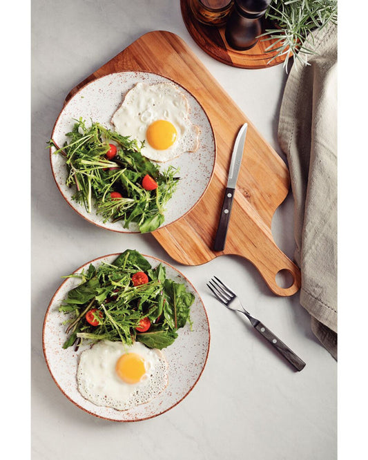 سكين طاولة ترامونتينا بشفرة من الفولاذ المقاوم للصدأ ومقبض من خشب البوليوود البني المعالج، 4 بوصات