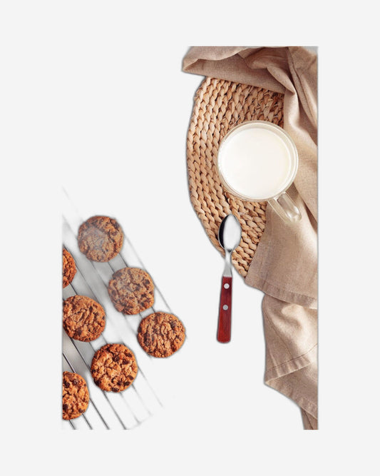 ملعقة شاي ترامونتينا ذات وعاء من الفولاذ المقاوم للصدأ ومقبض من خشب البوليوود الأحمر المعالج