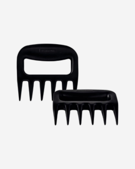 طقم مخالب شواء ترامونتينا مكون من قطعتين من مادة ABS السوداء