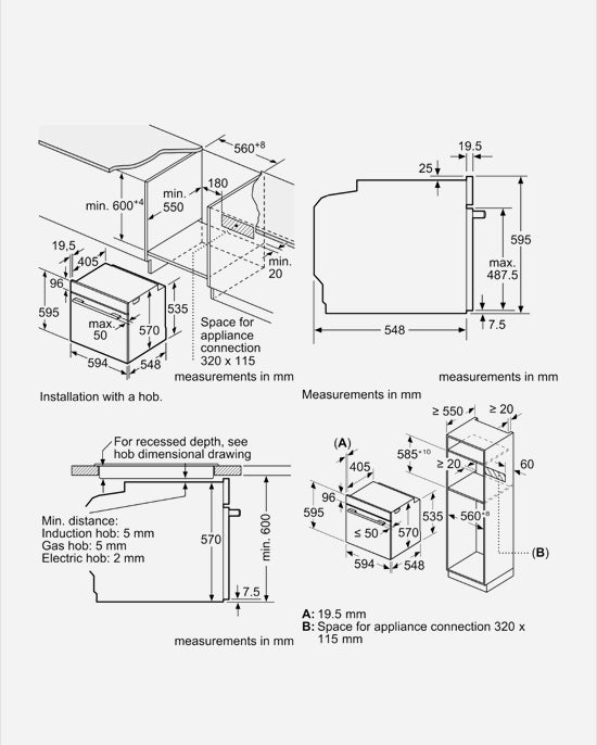 Bosch Series 4 Oven Steam AutoPilot10 Black
