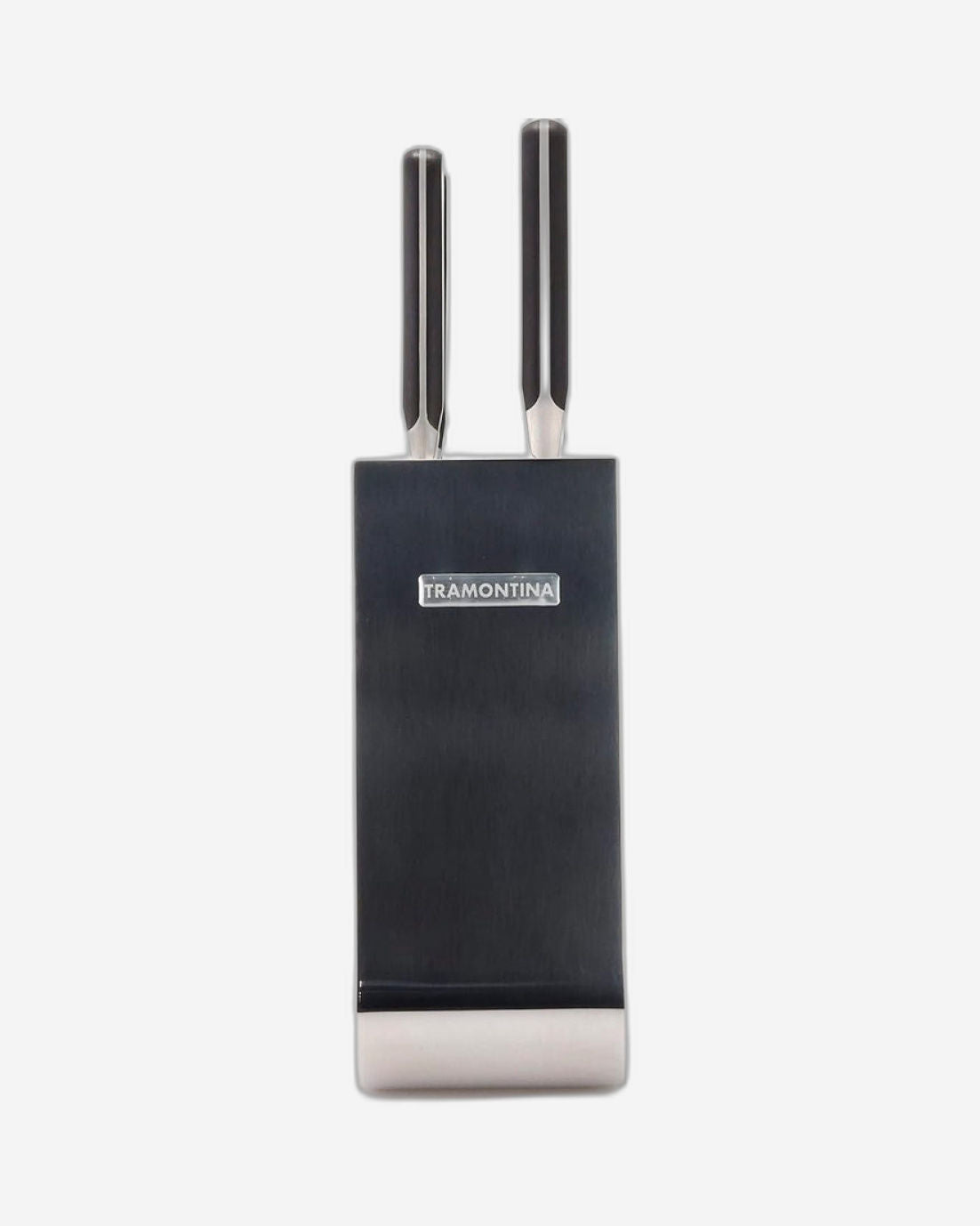 طقم سكاكين وكتلة ترامونتينا برازيل سينشري، 7 قطع، بشفرة من الفولاذ المقاوم للصدأ ومقبض من البولي كربونات الأسود
