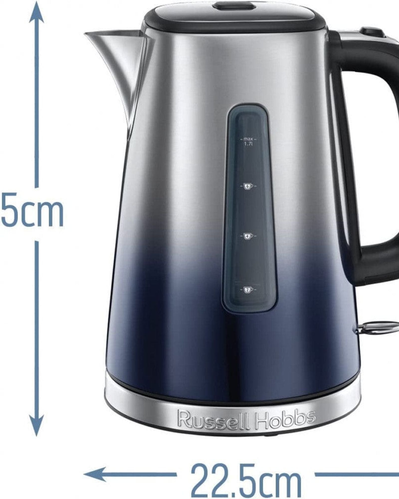 غلاية كهربائية من راسل هوبز إكليبس سعة 1.7 لتر