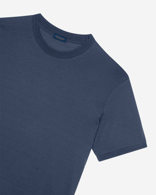 Paul & Shark Shark Tag Cottonand Silk T-Shirt