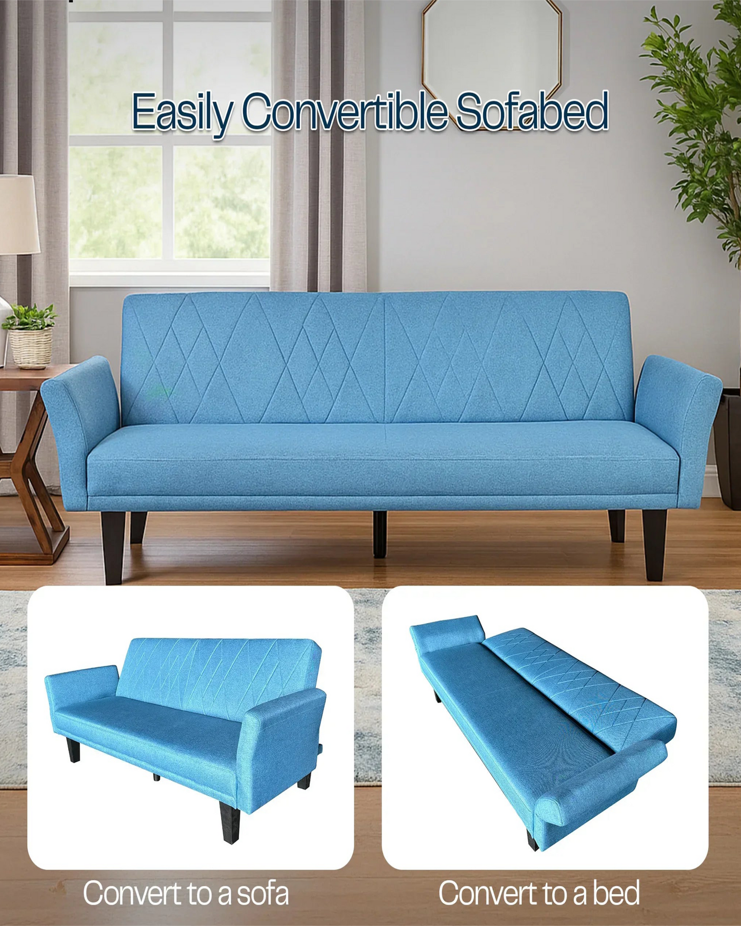 Rotai Zayana Convertible Sofa Bed