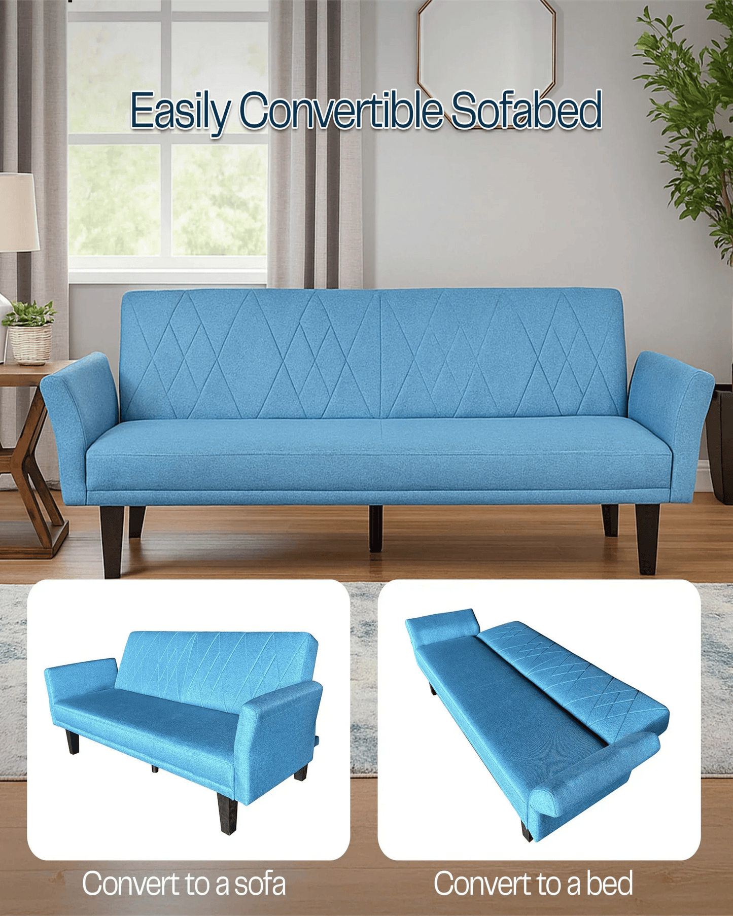 Rotai Zayana Convertible Sofa Bed