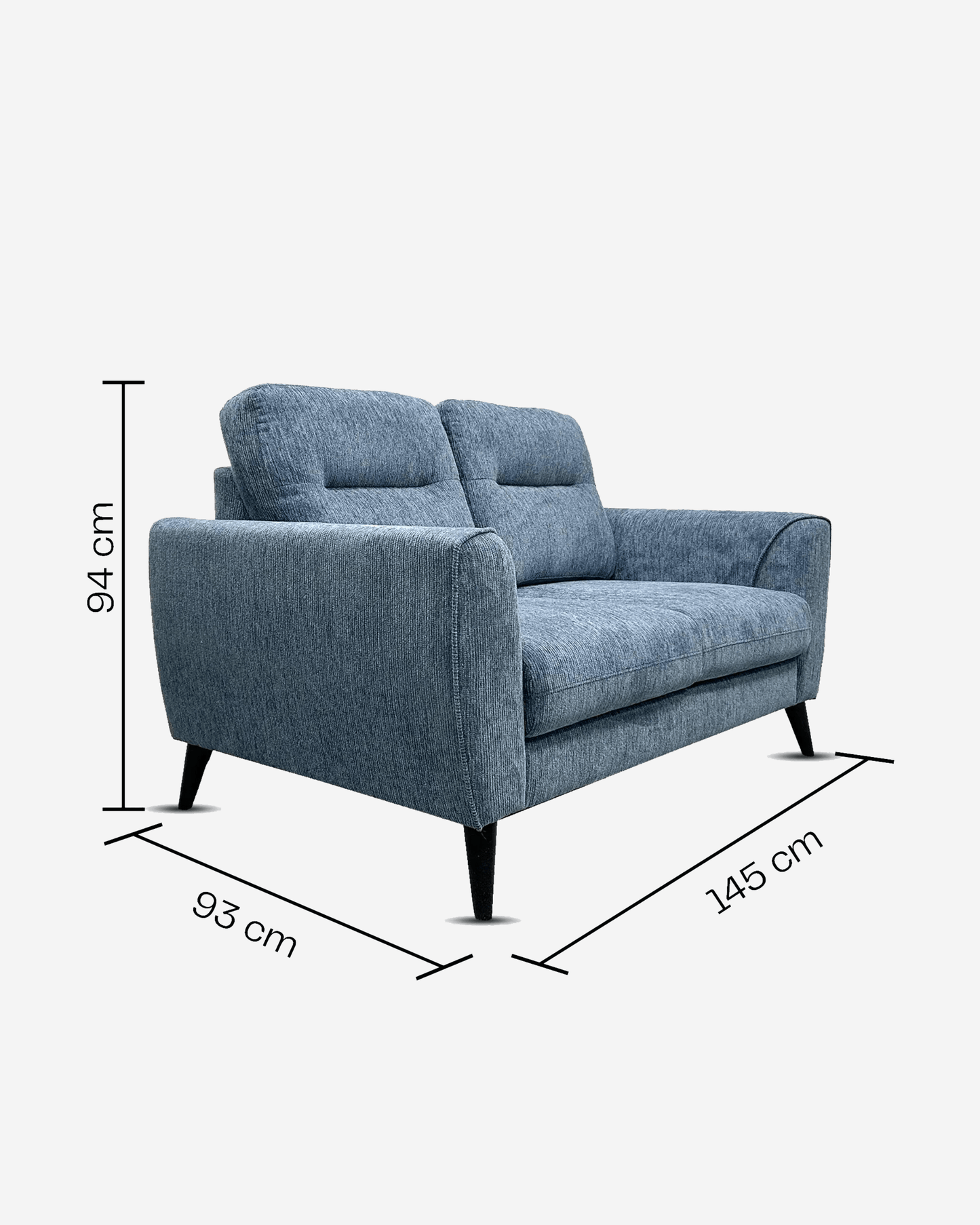 Rotai Anderson Loveseat Sofa 2-Seater