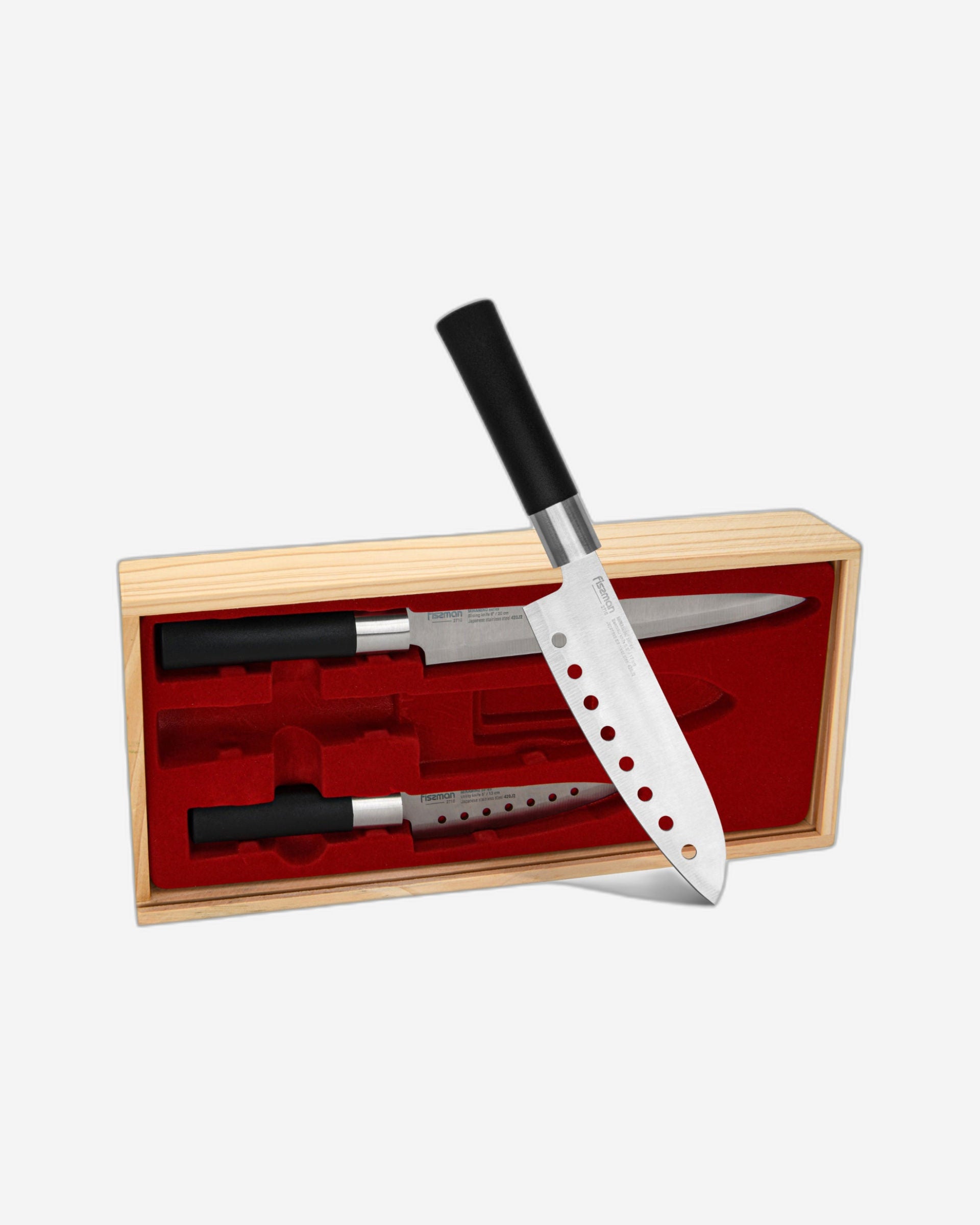 طقم سكاكين فيسمان مينامينو 420J2 فولاذ، مكون من 3 قطع