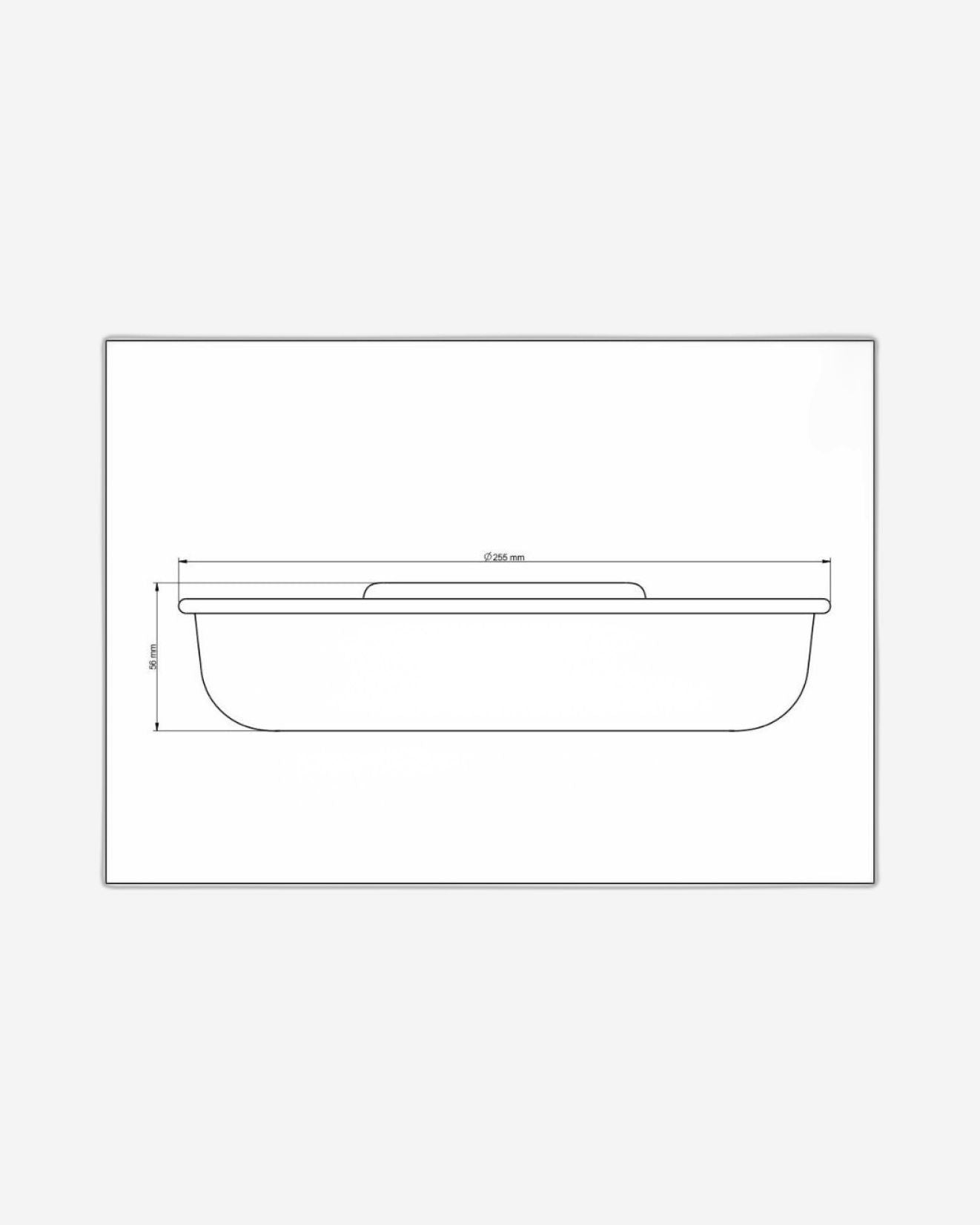 قالب كيك من الألومنيوم باللون الرمادي الجرافيتي من ترامونتينا بيكري مع طبقة داخلية من النحاس غير لاصقة من ستارفلون T1، 24 سم، 1.4 لتر
