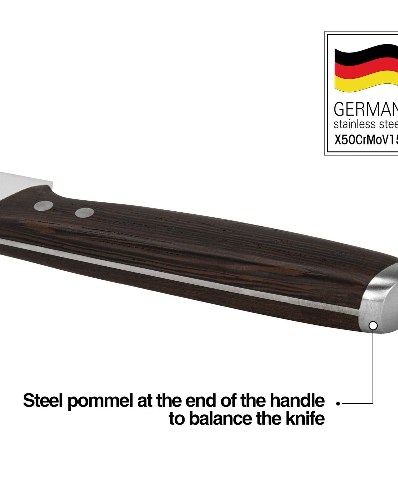 سكين الطاهي فرديناند من فيسمان، مقاس 6 بوصات، فولاذ X50CrMoV15