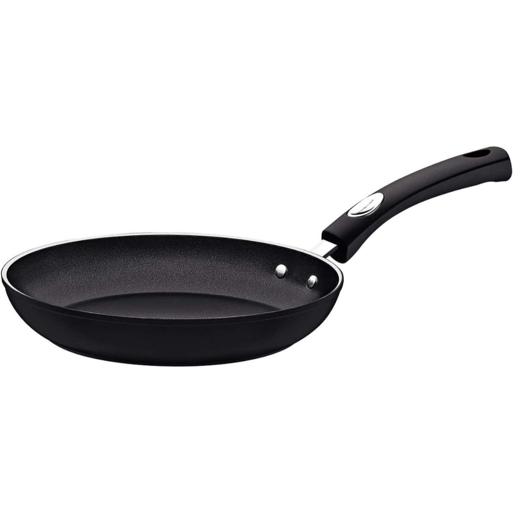 Tramontina Brazil Monaco Induction 28cm Black Aluminum Frying Pan with Interior and Exterior Starflon Premium PFOA Free Nonstick Coating