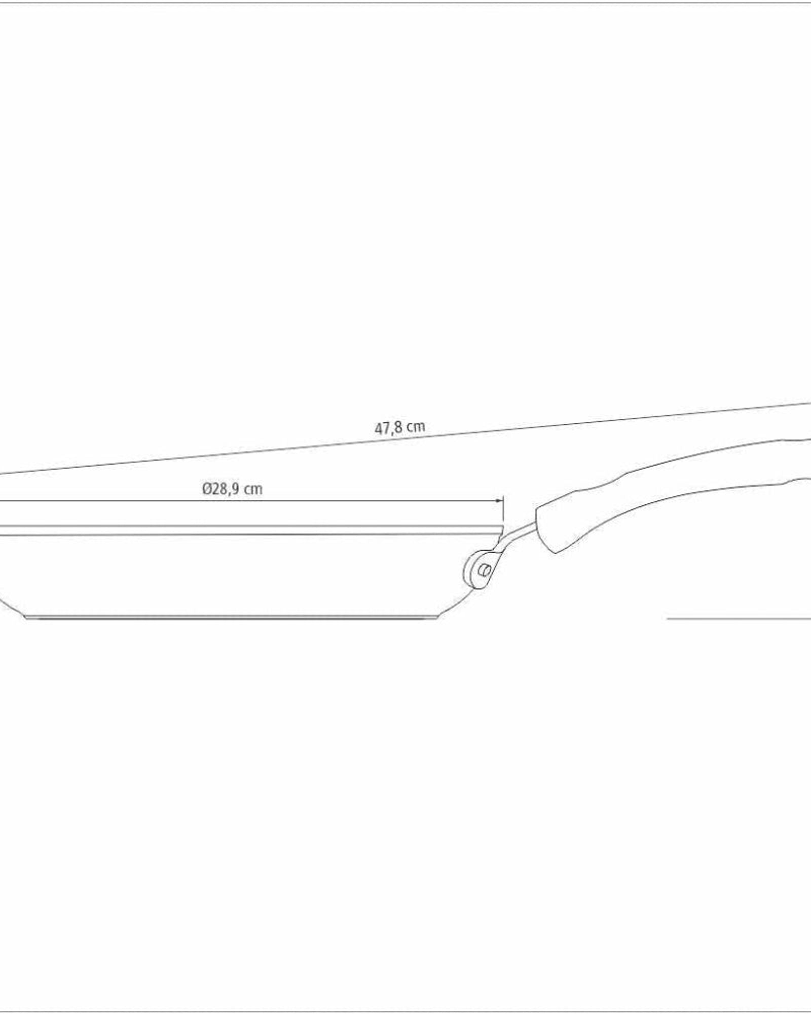 مقلاة ترامونتينا برازيل موناكو إندكشن 28 سم من الألومنيوم الأسود مع طلاء ستارفلون بريميوم غير لاصق داخلي وخارجي خالٍ من حمض بيرفلورو الأوكتانويك (PFOA)