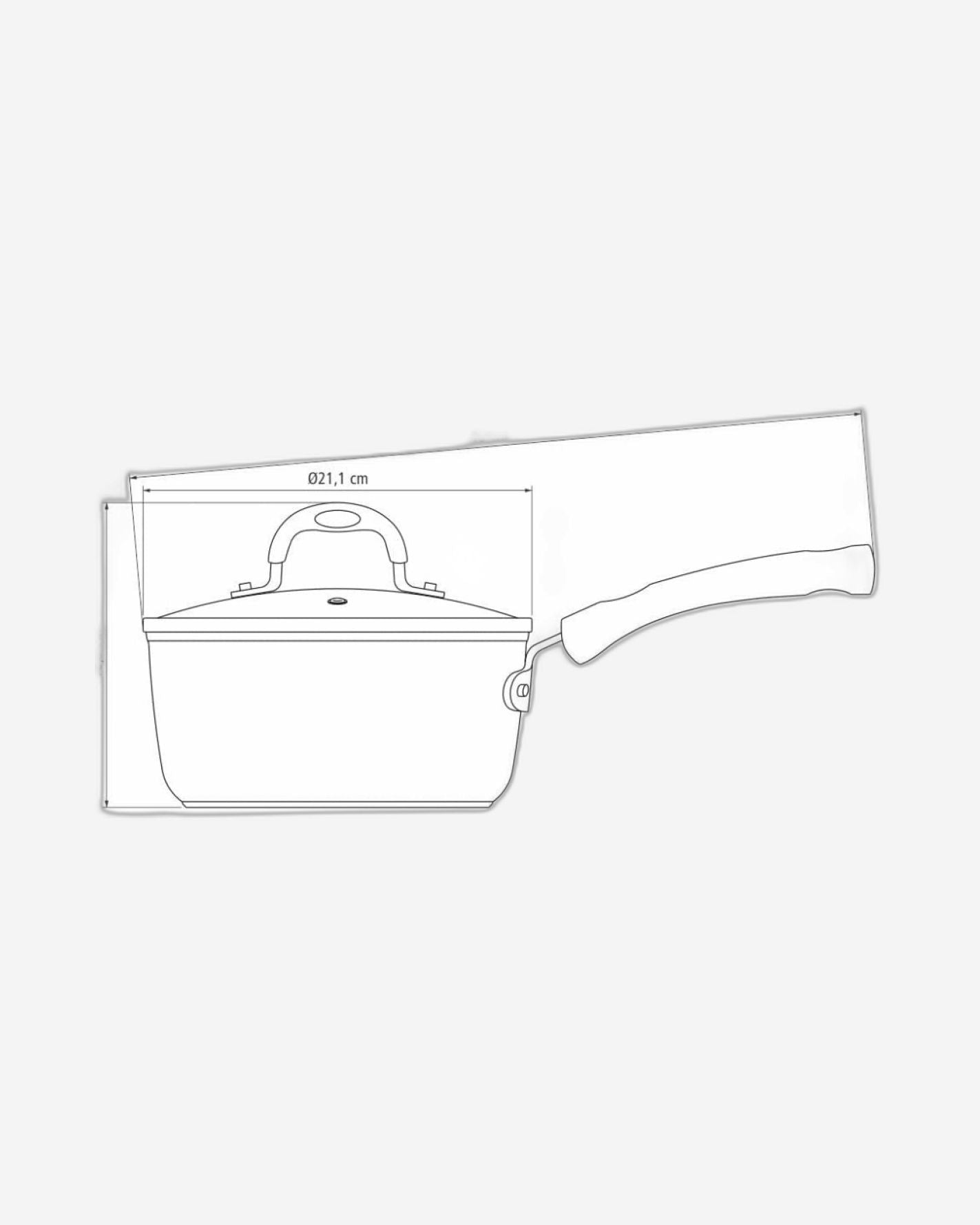 قدر طهي ترامونتينا برازيل موناكو إندكشن 20 سم 2.6 لتر من الألومنيوم الأسود مع طلاء ستارفلون بريميوم غير لاصق داخلي وخارجي خالٍ من حمض بيرفلورو الأوكتانويك (PFOA)