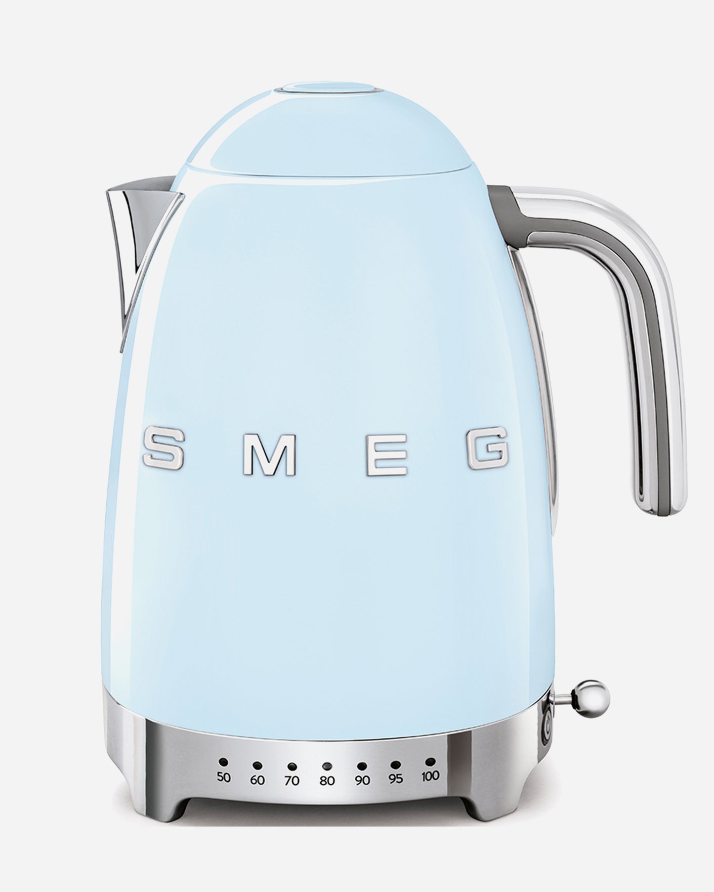غلاية كهربائية من Smeg مع تحكم بدرجة الحرارة - أزرق فاتح