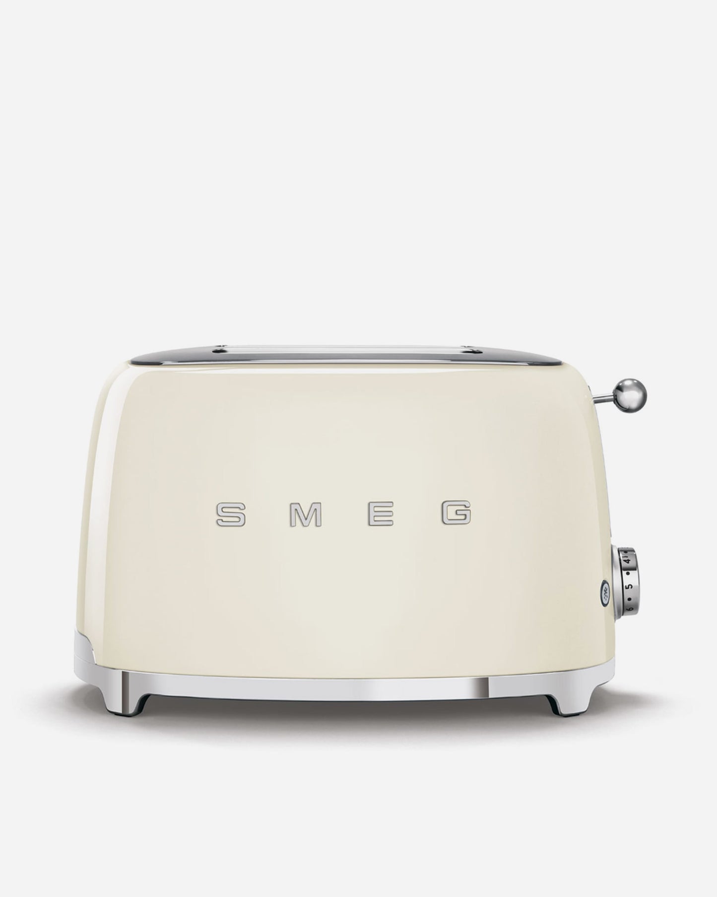 محمصة خبز SMEG بفتحتين عريضتين للغاية، لون كريمي