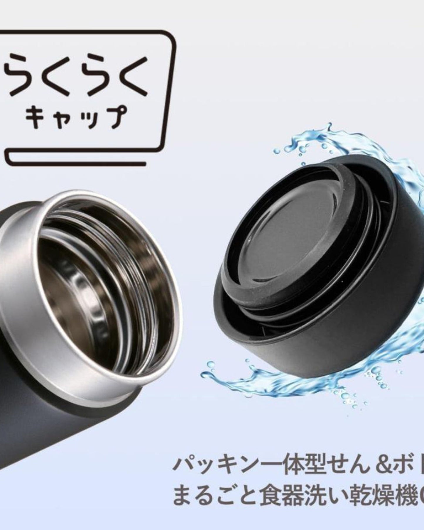 زجاجة مفرغة من الهواء (Mmz-W060 Wk) سعة 600 مل لون أبيض إيجلت