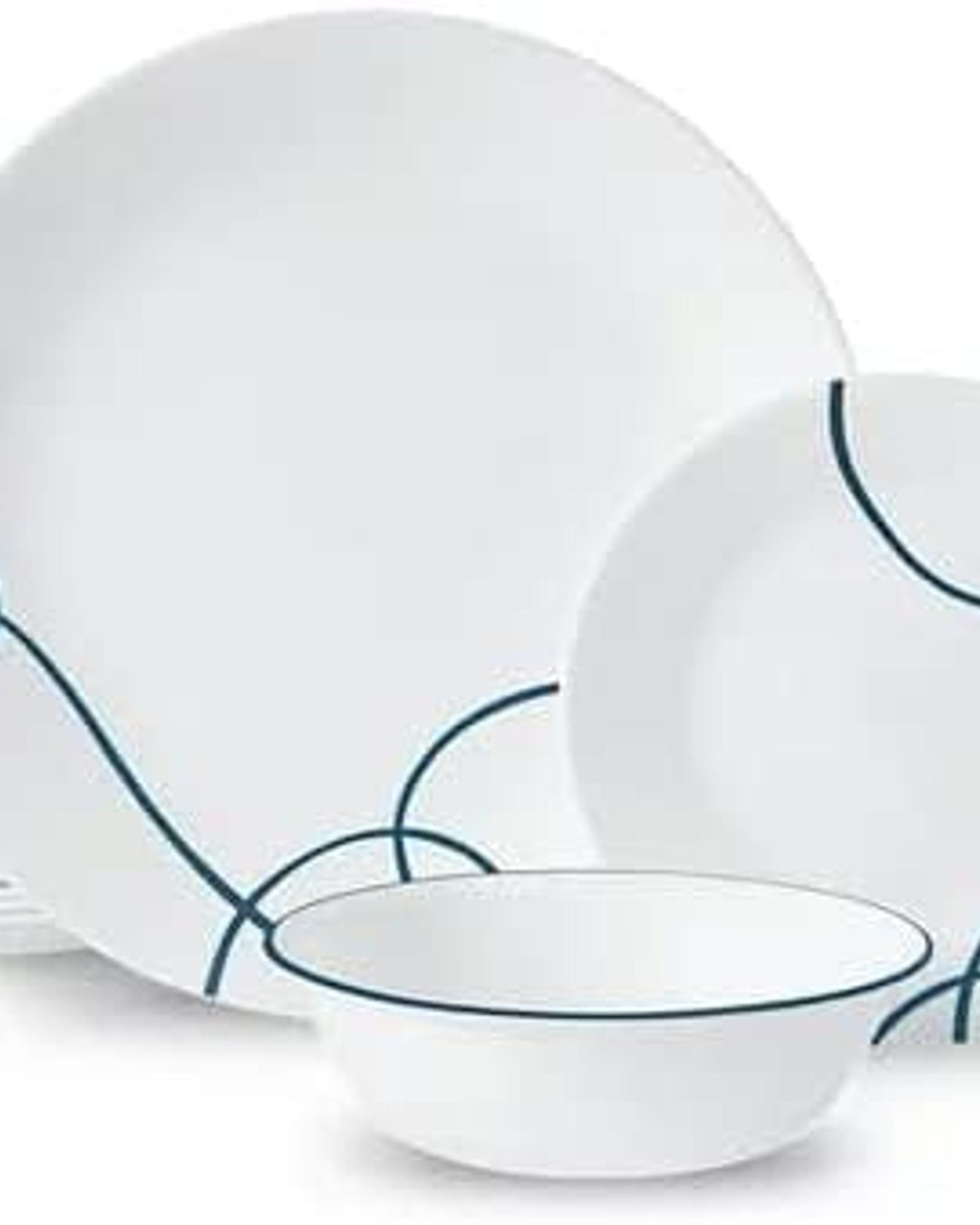 طقم أدوات مائدة كوريل ليا المقاوم للرقائق والشقوق، ١٢ قطعة، تكفي ٤ أشخاص (١١٤١٨٧٩)