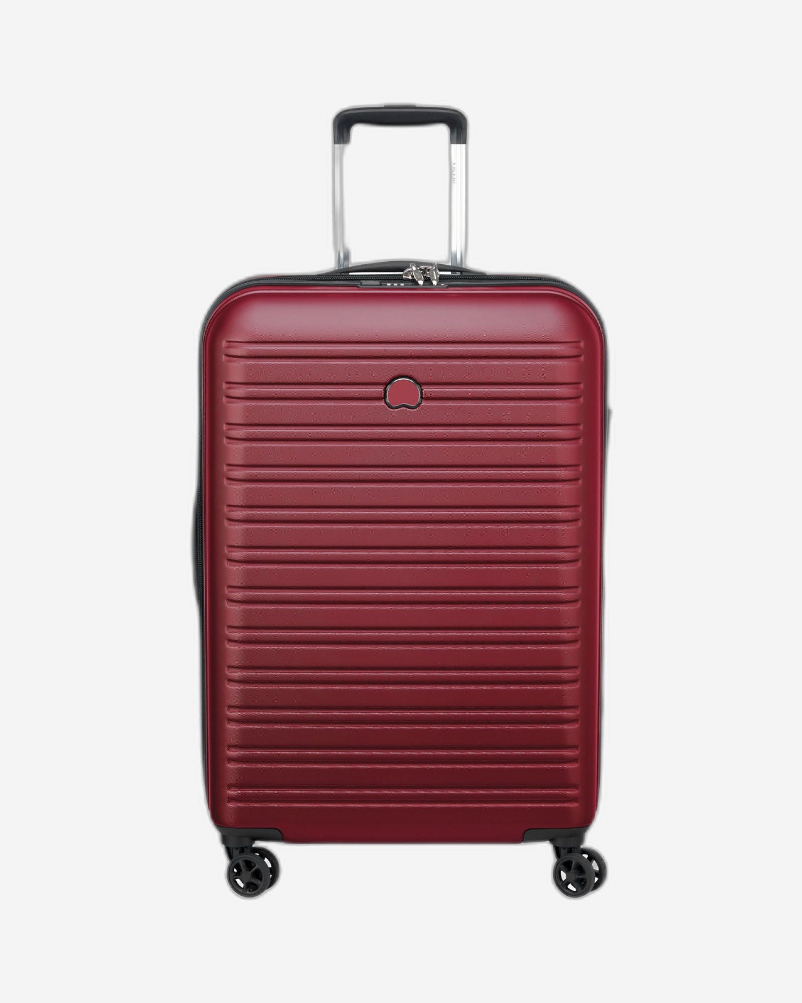 حقيبة سفر ديلسي باريس سيجور ٢.٠ صلبة بأربع عجلات مزدوجة، ٧٠ سم، حقيبة سفر بعجلات، لون أحمر - ٠٠٢٠٥٨٨٢٠٠٤