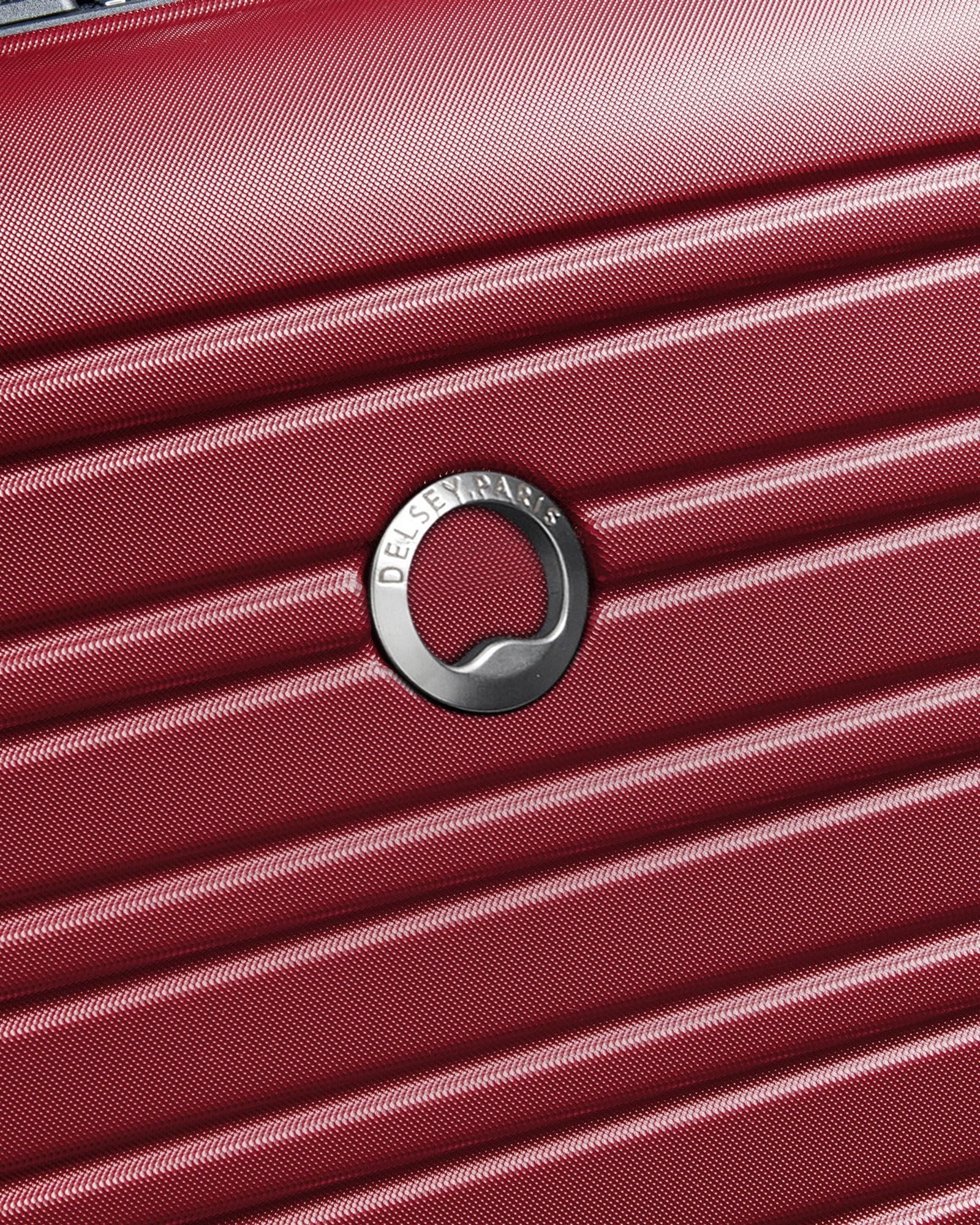 حقيبة سفر ديلسي باريس سيجور ٢.٠ صلبة بأربع عجلات مزدوجة، ٧٠ سم، حقيبة سفر بعجلات، لون أحمر - ٠٠٢٠٥٨٨٢٠٠٤