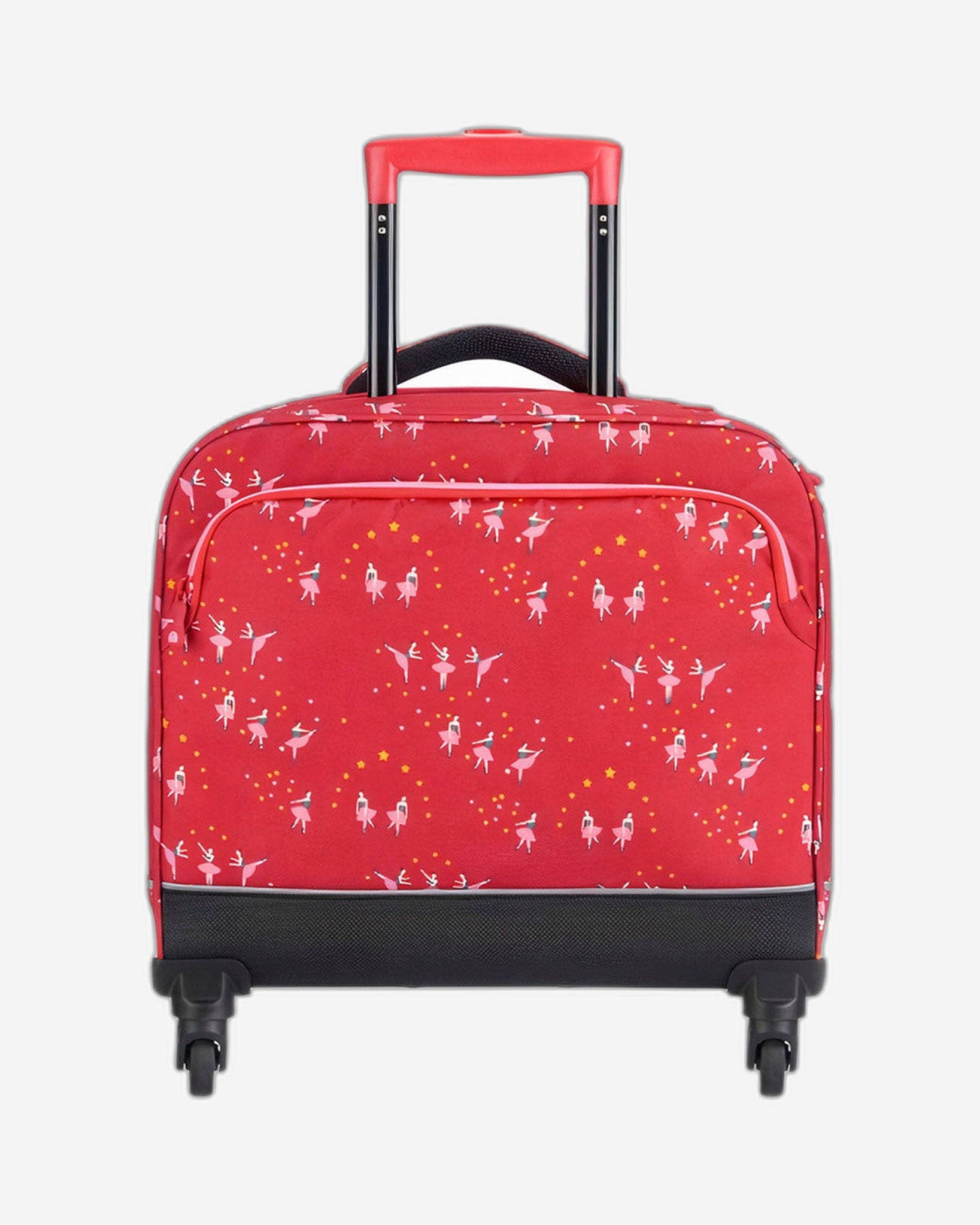 حقيبة ديلسي باريس للعودة إلى المدرسة بأربع عجلات للمغامرة باللون الكاكي