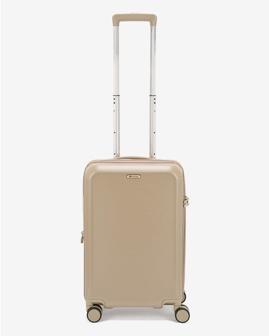 مجموعة عربة أمتعة إيكولاك سينس 56+67+78 سم، صلبة وقابلة للتوسيع، بعجلات مزدوجة، مكونة من 3 قطع