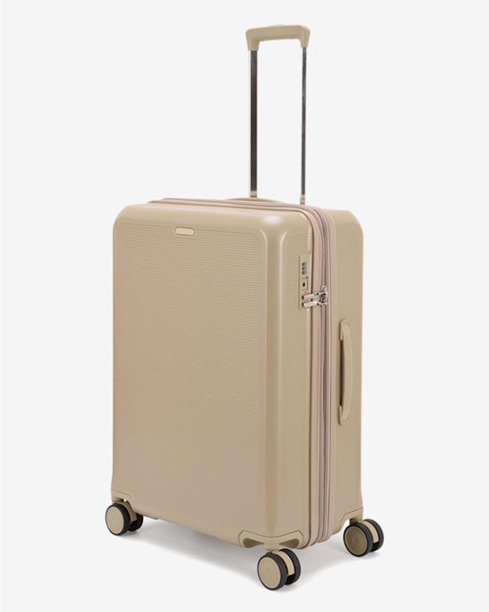 مجموعة عربة أمتعة إيكولاك سينس 56+67+78 سم، صلبة وقابلة للتوسيع، بعجلات مزدوجة، مكونة من 3 قطع