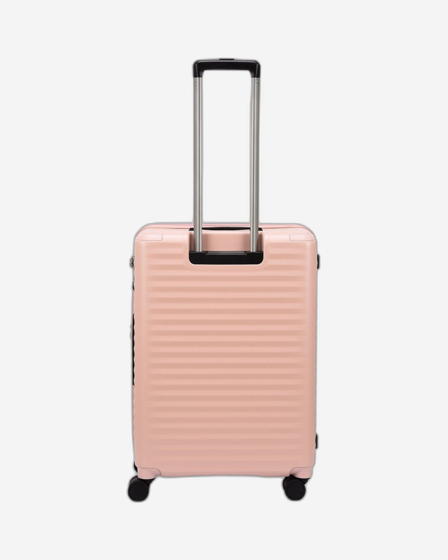 حقيبة سفر إيكولاك سيليسترا الصلبة القابلة للتوسيع، مقاس 66.5 سم، مزودة بأربع عجلات مزدوجة، لون وردي - PC183XA PINK 24