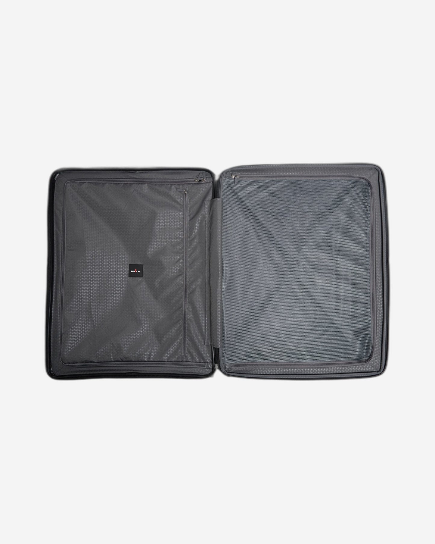 حقيبة سفر إيكولاك فورزا الصلبة القابلة للتوسيع بأربع عجلات مزدوجة، مقاس 75 سم، لون أسود - PPW005 28 أسود