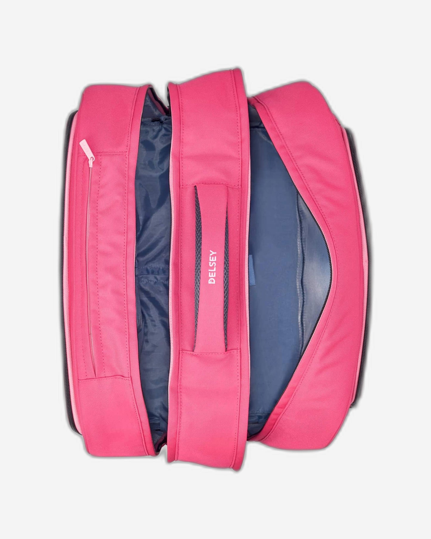 حقائب ديلسي باريس المدرسية بعجلات أفقية باللون الوردي - العودة إلى المدرسة 2022