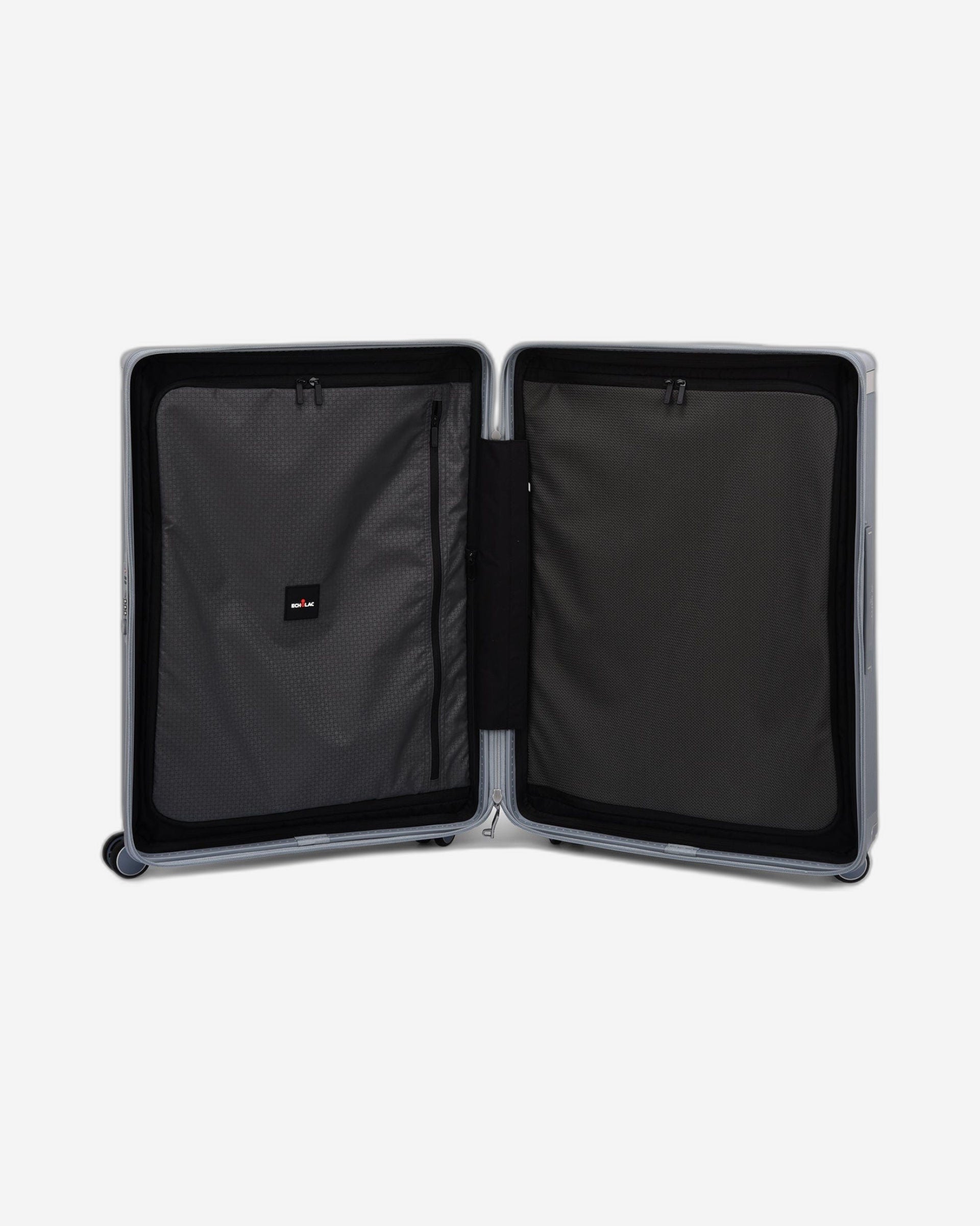 حقيبة سفر إيكولاك ديناستي الصلبة غير القابلة للتمدد، مقاس 67 سم، مزودة بأربع عجلات مزدوجة، لون أزرق ثلجي - PC142A 24 أزرق ثلجي