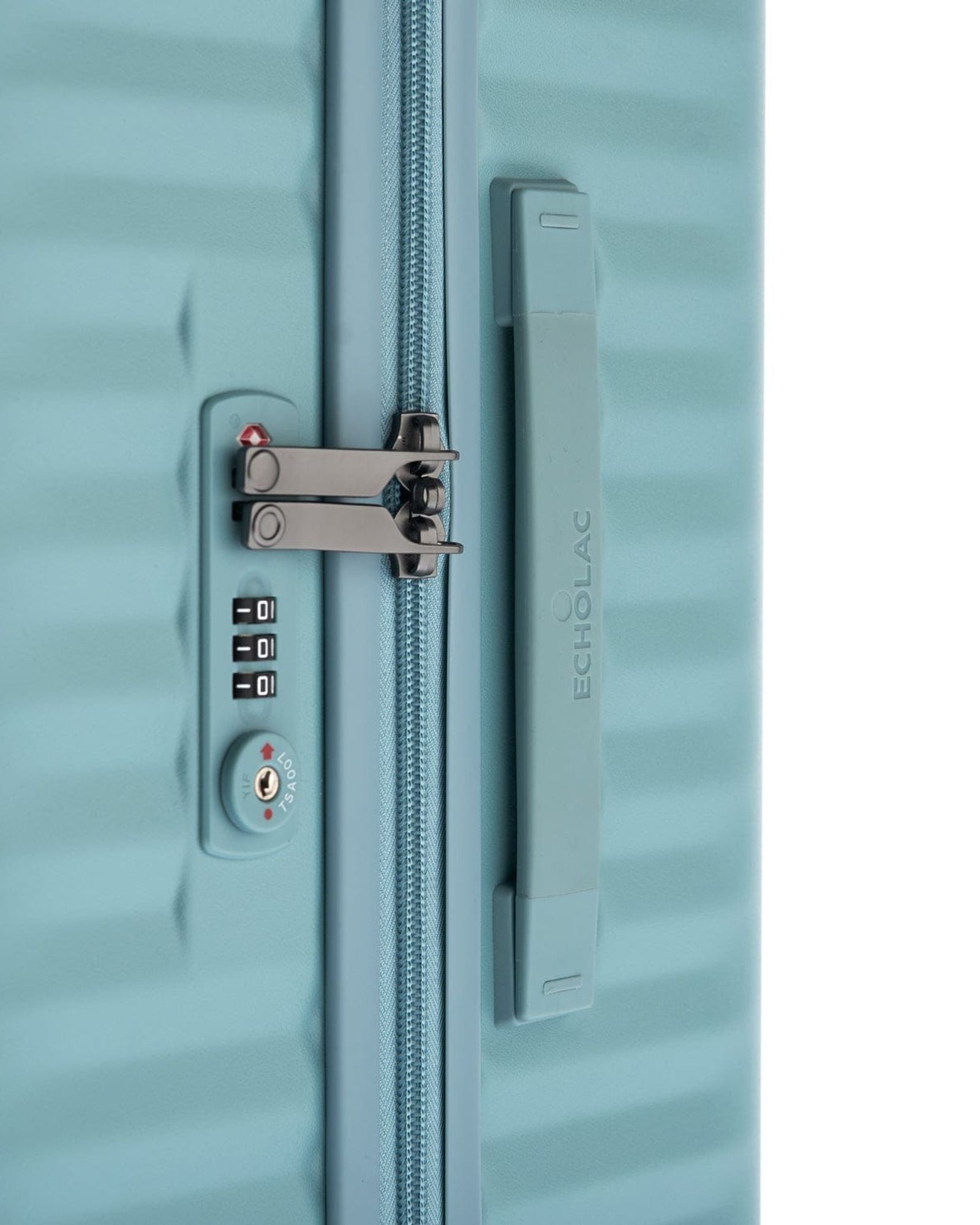 حقيبة سفر إيكولاك سيليسترا الصلبة غير القابلة للتمدد، مقاس 65 سم، مزودة بأربع عجلات مزدوجة، لون أزرق داكن - PC183 24 WOE