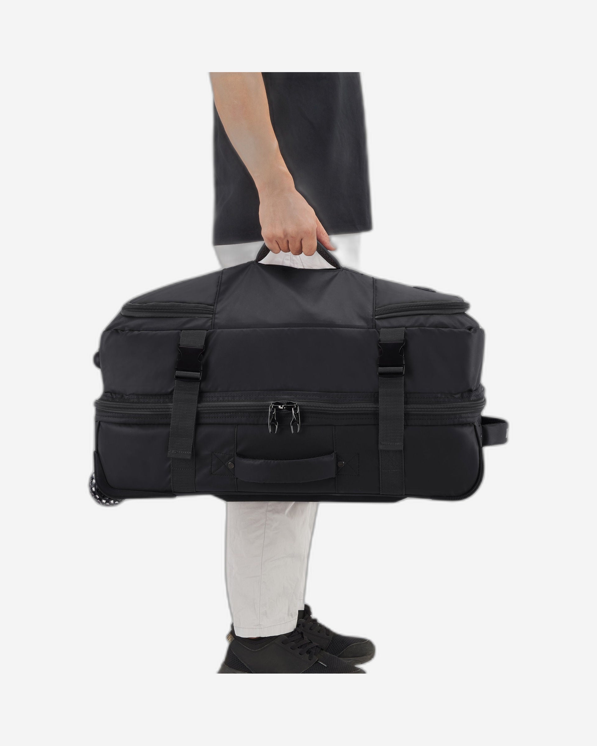 حقيبة ديلسي باريس راسبيل الناعمة ذات العجلتين، 64 سم، سوداء - 328932100