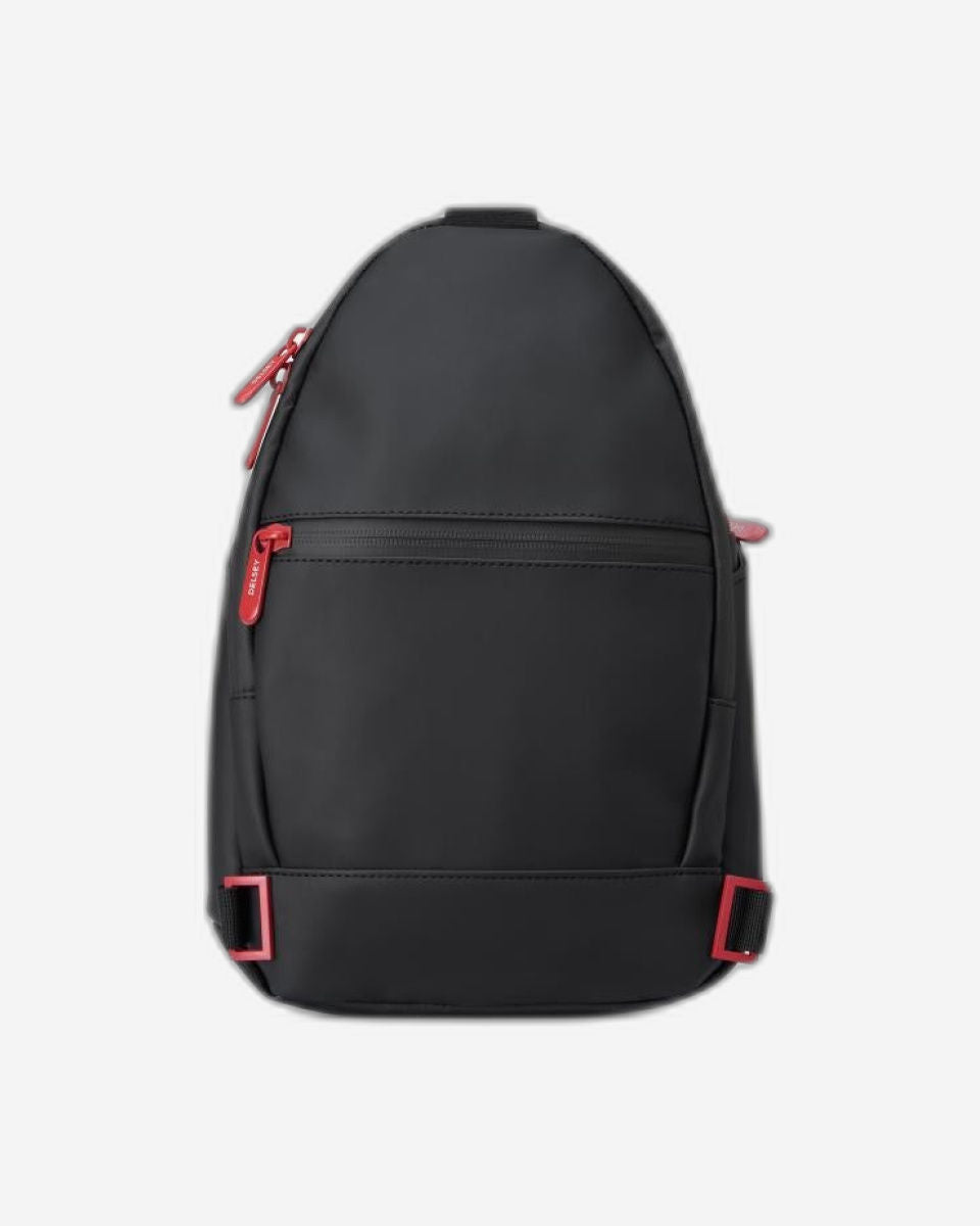 حقيبة ظهر ديلسي باريس سيكورين F1 كوليكشن صغيرة بحزام واحد مقاس 13 بوصة، لون أسود - 00102010200F1