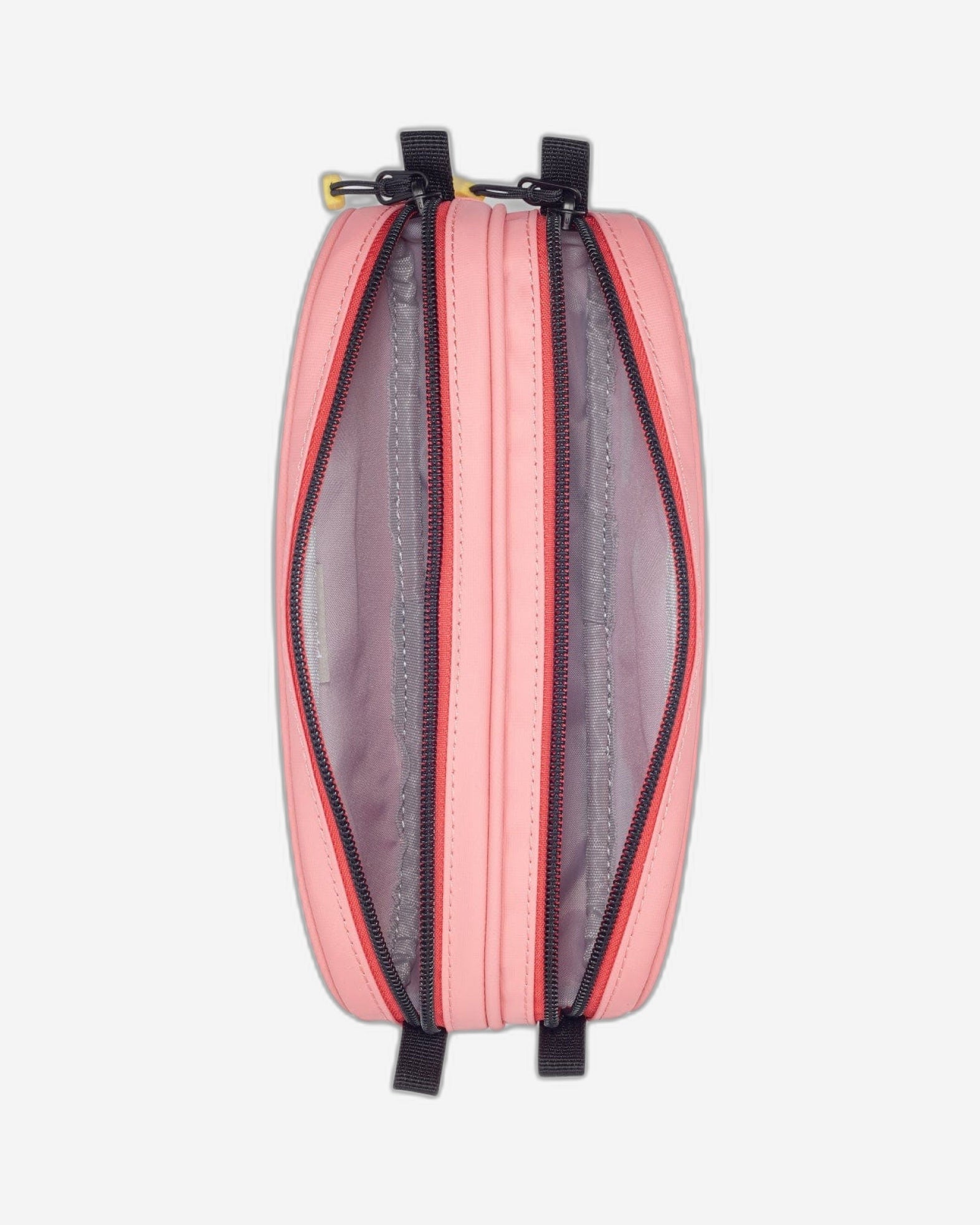 حافظة أقلام ديلسي باريس للعودة إلى المدرسة 2023، بفتحة سحاب علوي، مقسمة إلى قسمين، طباعة وردية - 00338917319