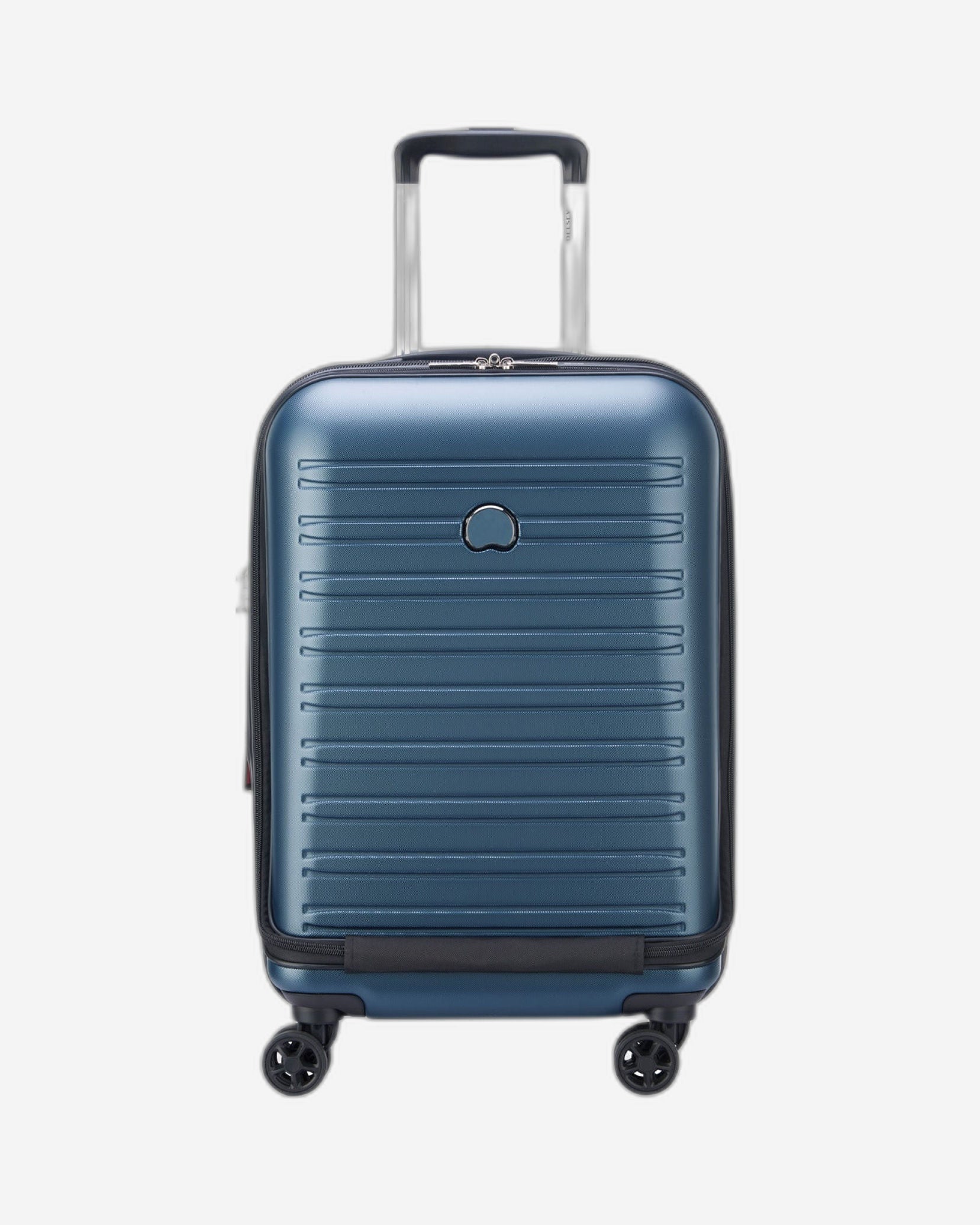 حقيبة سفر ديلسي باريس سيجور ٢.٠ صلبة بعجلات مزدوجة قابلة للتمدد، ٥٥ سم، لون أزرق - ٢٠٥٨٨٠٢٠٢