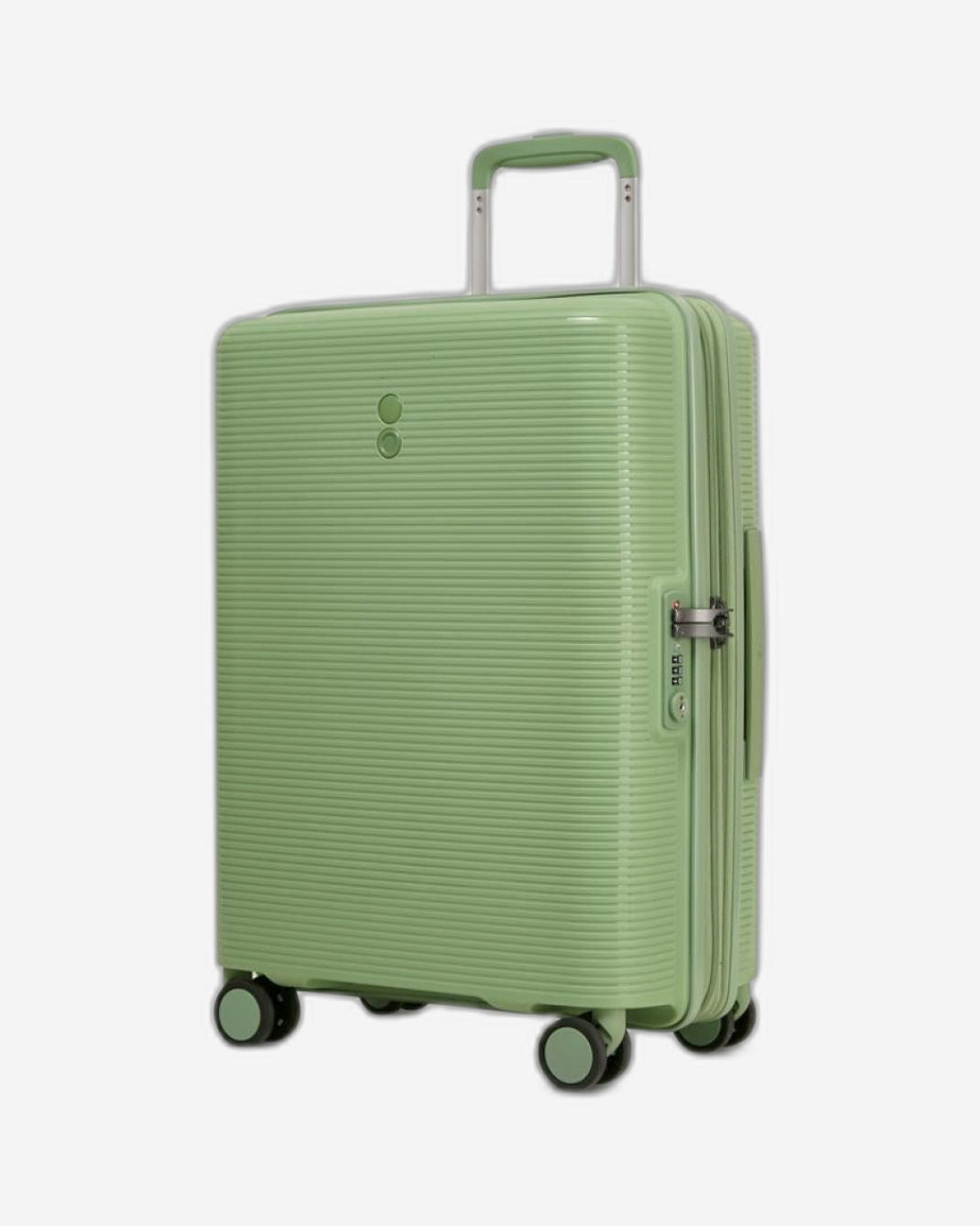 حقيبة أمتعة إيكولاك فورزا الصلبة القابلة للتوسيع بأربع عجلات مزدوجة