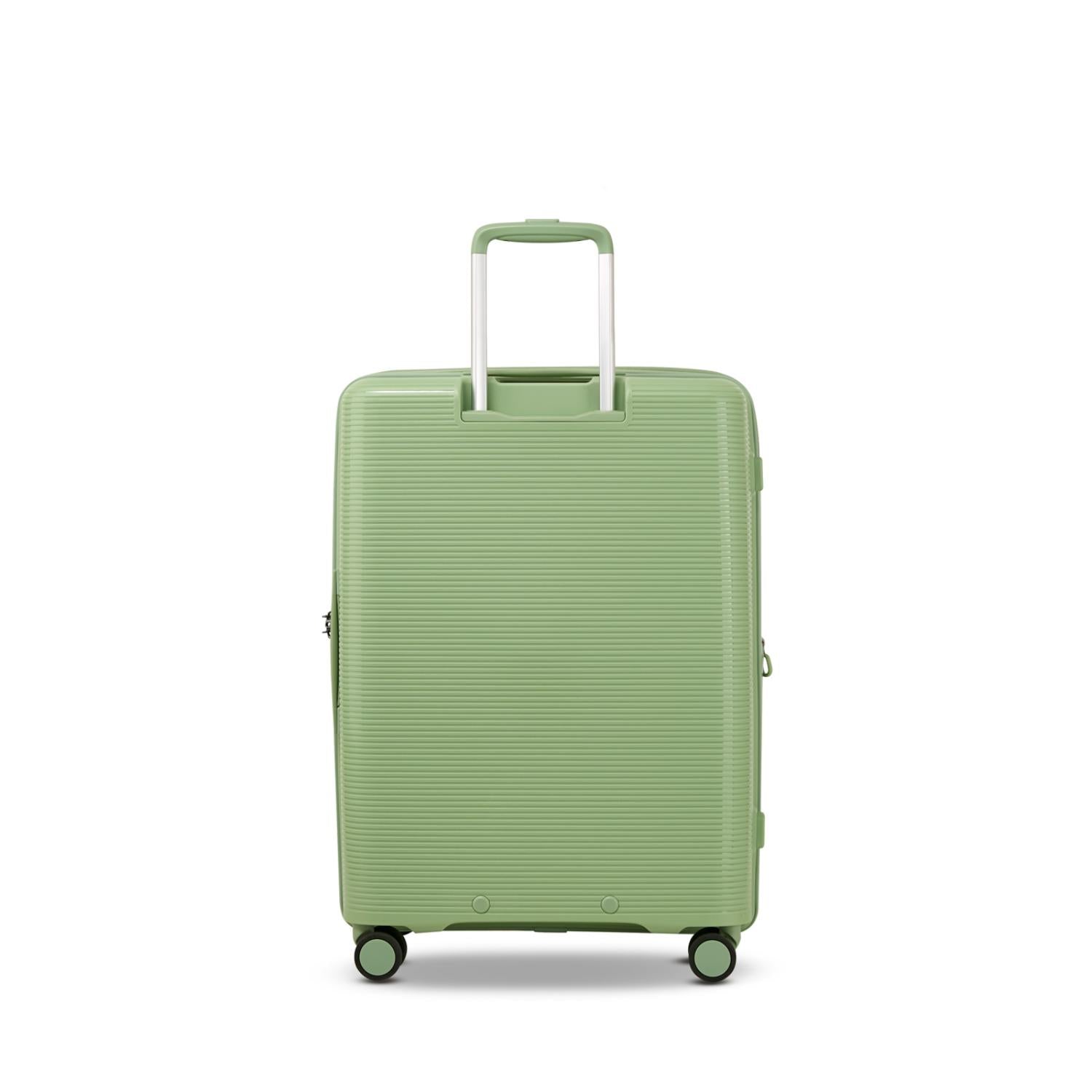 حقيبة أمتعة إيكولاك فورزا الصلبة القابلة للتوسيع بأربع عجلات مزدوجة