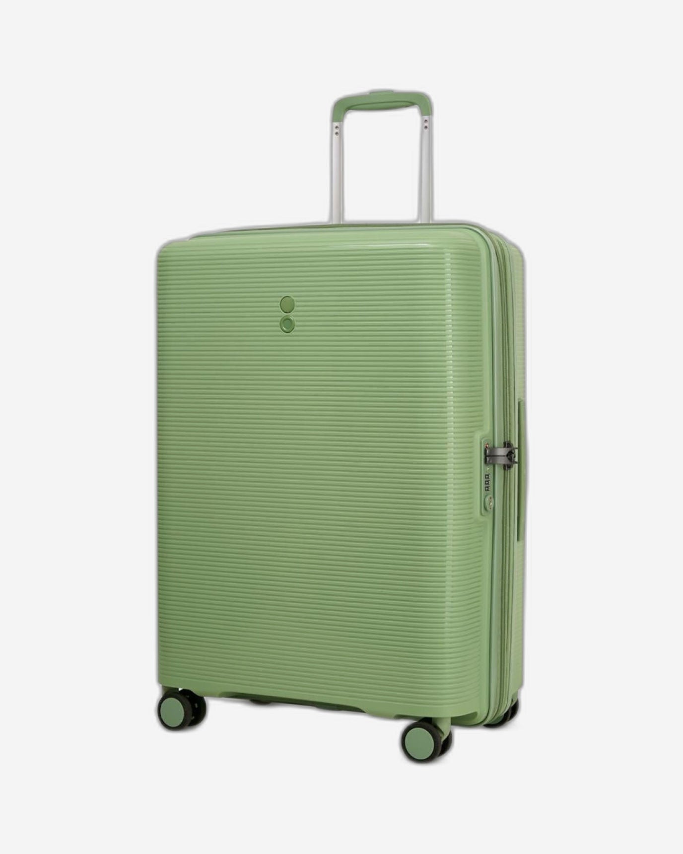 حقيبة أمتعة إيكولاك فورزا الصلبة القابلة للتوسيع بأربع عجلات مزدوجة