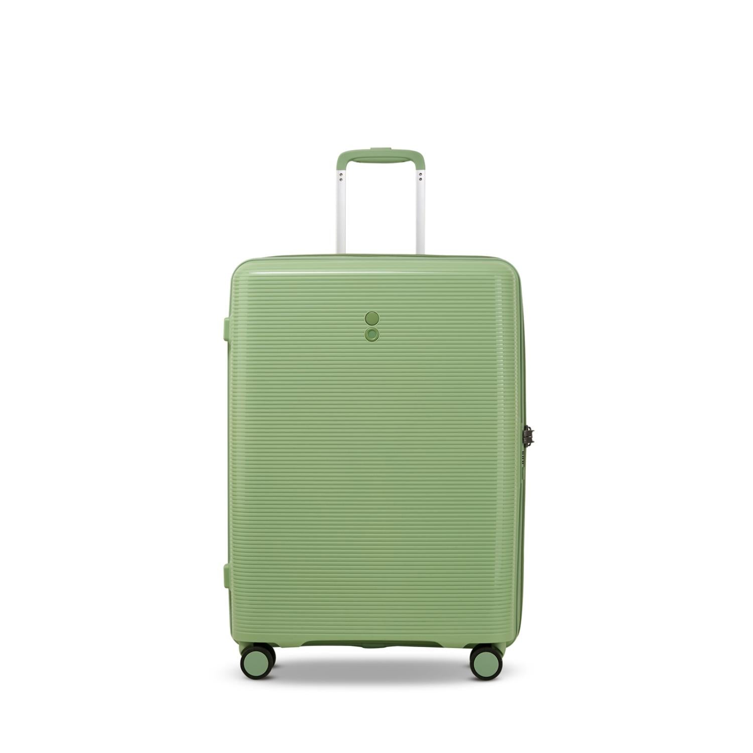 حقيبة أمتعة إيكولاك فورزا الصلبة القابلة للتوسيع بأربع عجلات مزدوجة