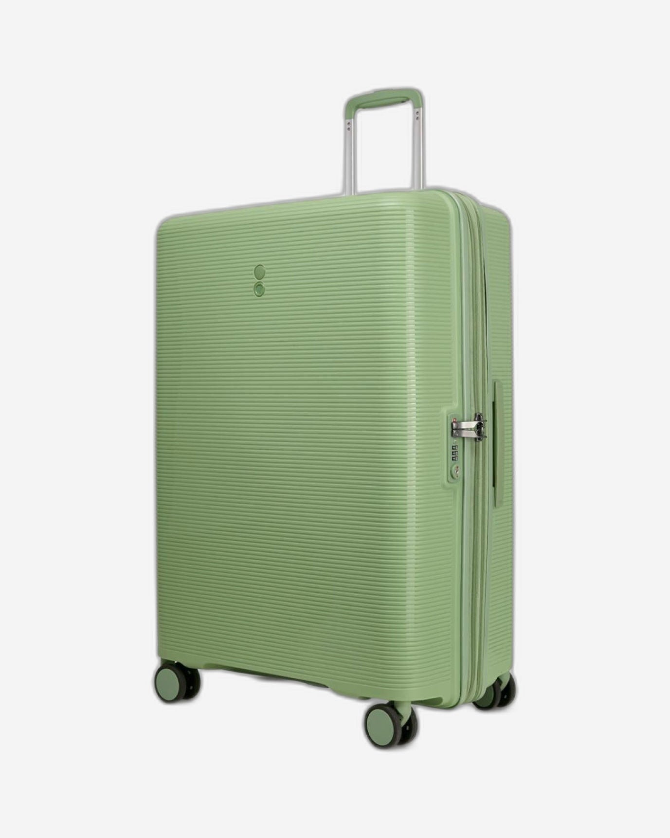 حقيبة أمتعة إيكولاك فورزا الصلبة القابلة للتوسيع بأربع عجلات مزدوجة