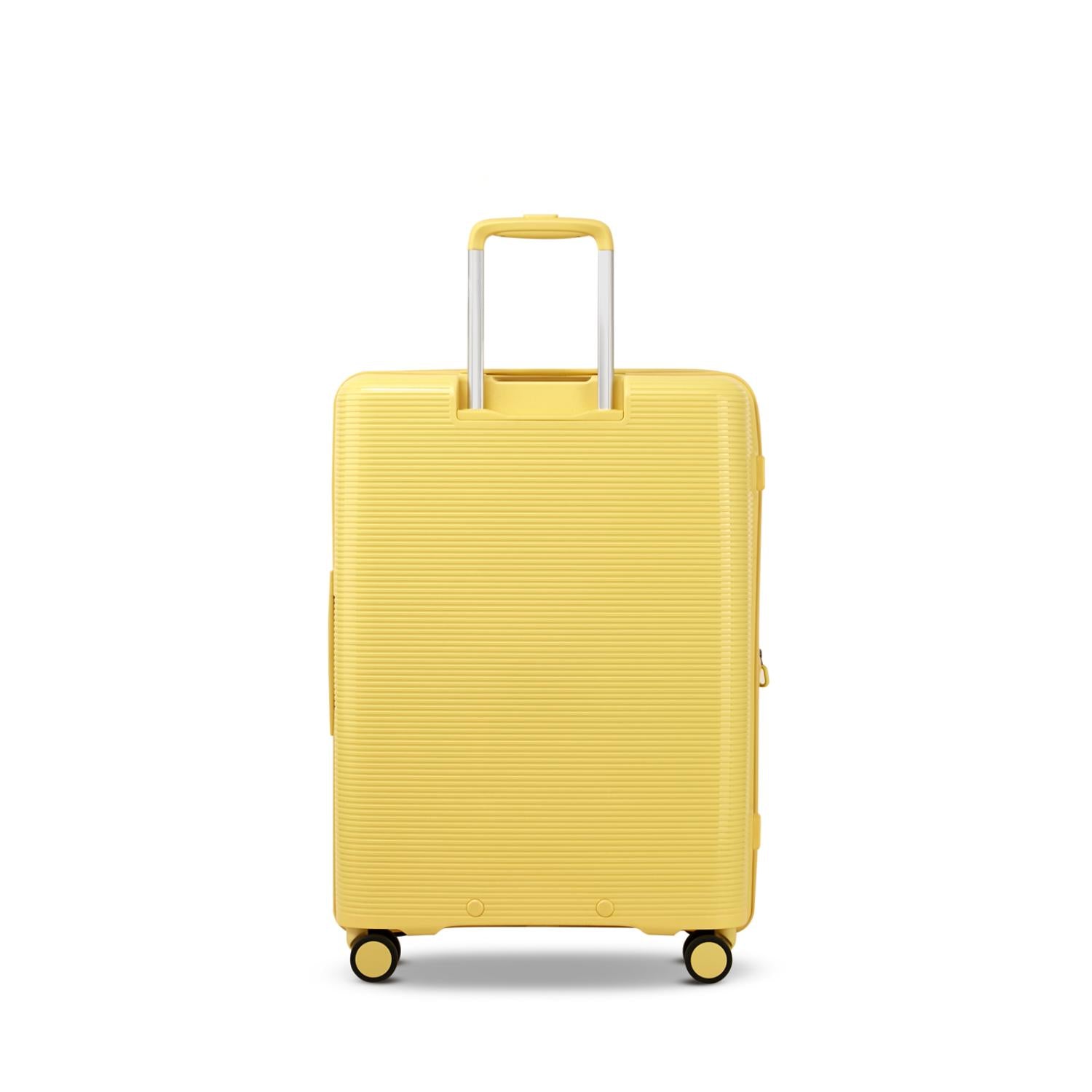 حقيبة أمتعة إيكولاك فورزا الصلبة القابلة للتوسيع بأربع عجلات مزدوجة