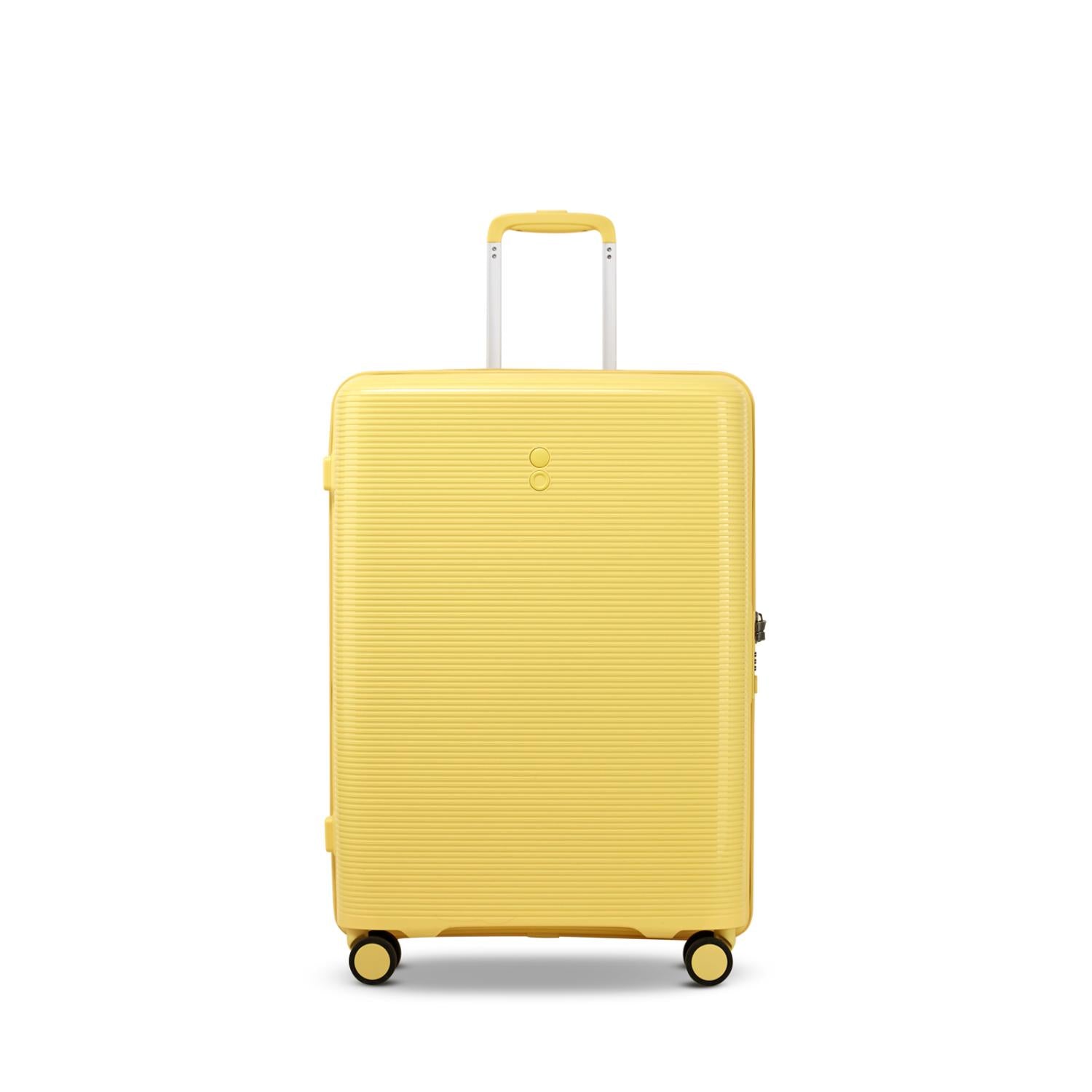 حقيبة أمتعة إيكولاك فورزا الصلبة القابلة للتوسيع بأربع عجلات مزدوجة