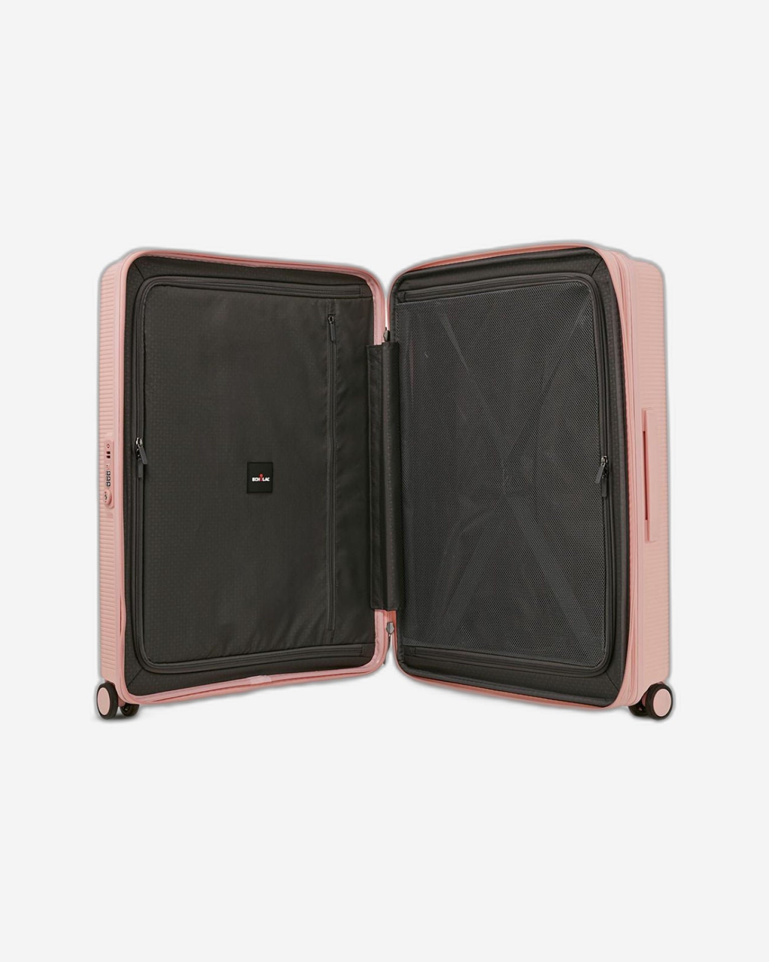 حقيبة أمتعة إيكولاك فورزا الصلبة القابلة للتوسيع بأربع عجلات مزدوجة