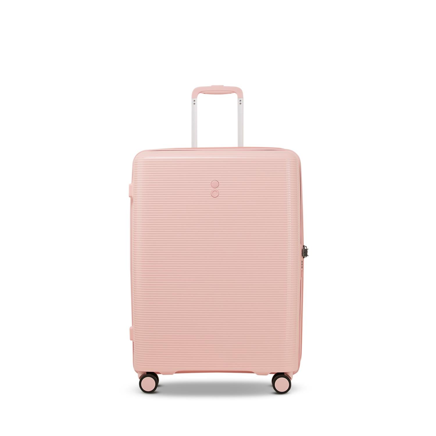 حقيبة أمتعة إيكولاك فورزا الصلبة القابلة للتوسيع بأربع عجلات مزدوجة