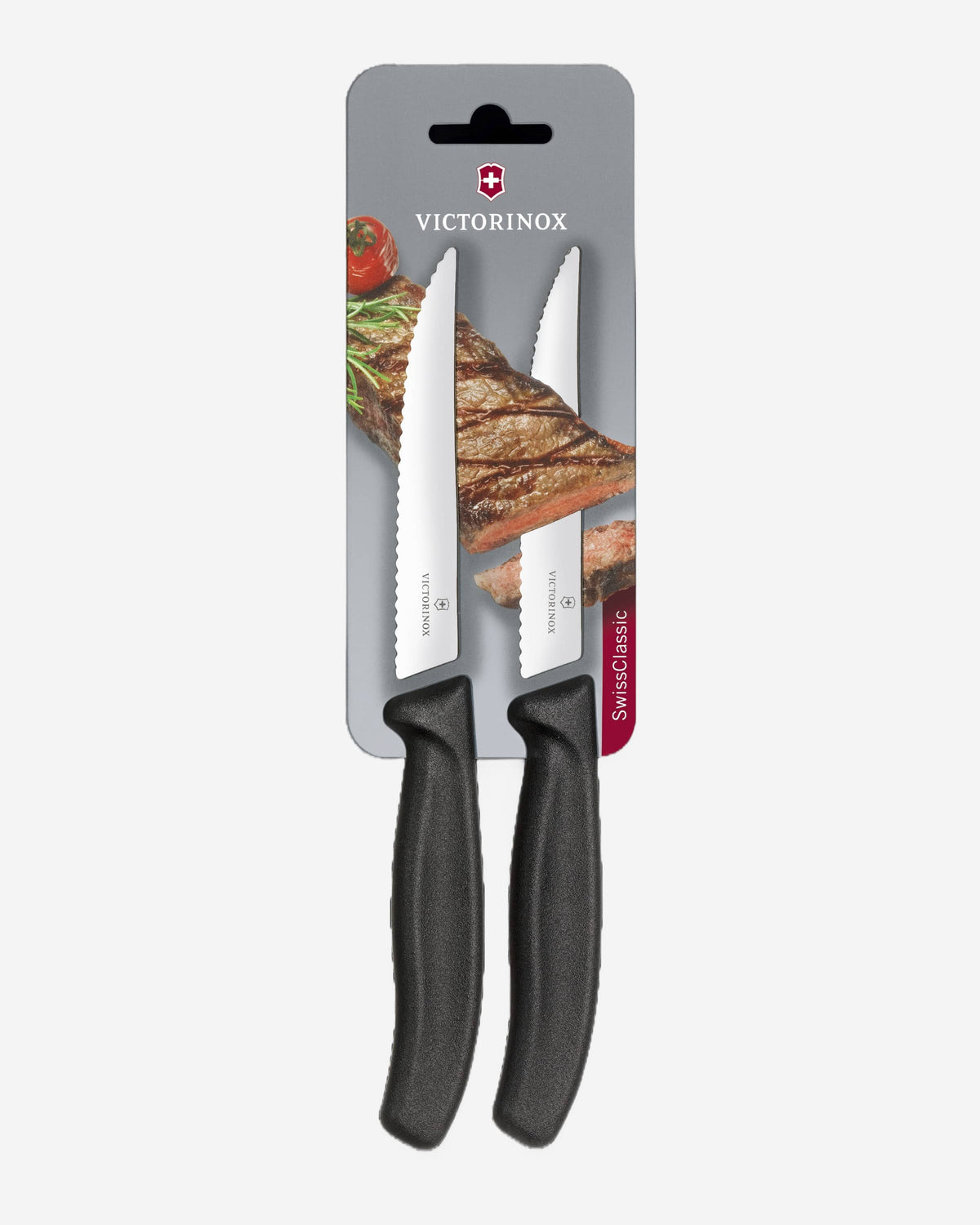 Victorinox Swiss Classic Steak And Pizza Knife 12cm Wavy Black - 6.7933.12