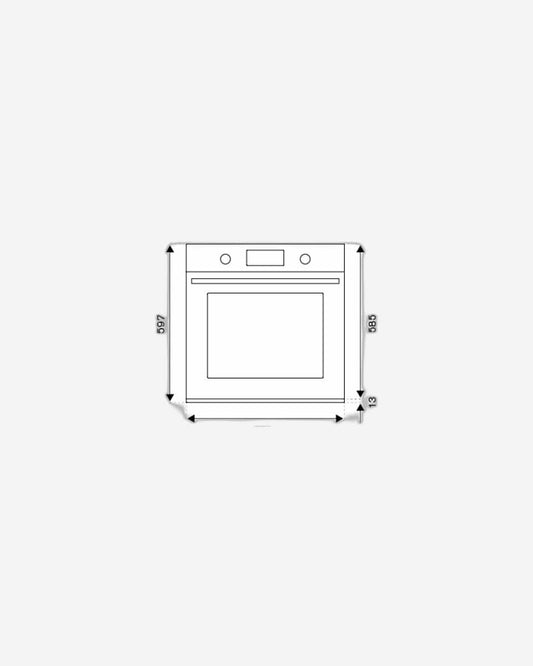 فرن كهربائي مدمج من سلسلة Bertazzoni Modern Series مقاس 60 سم